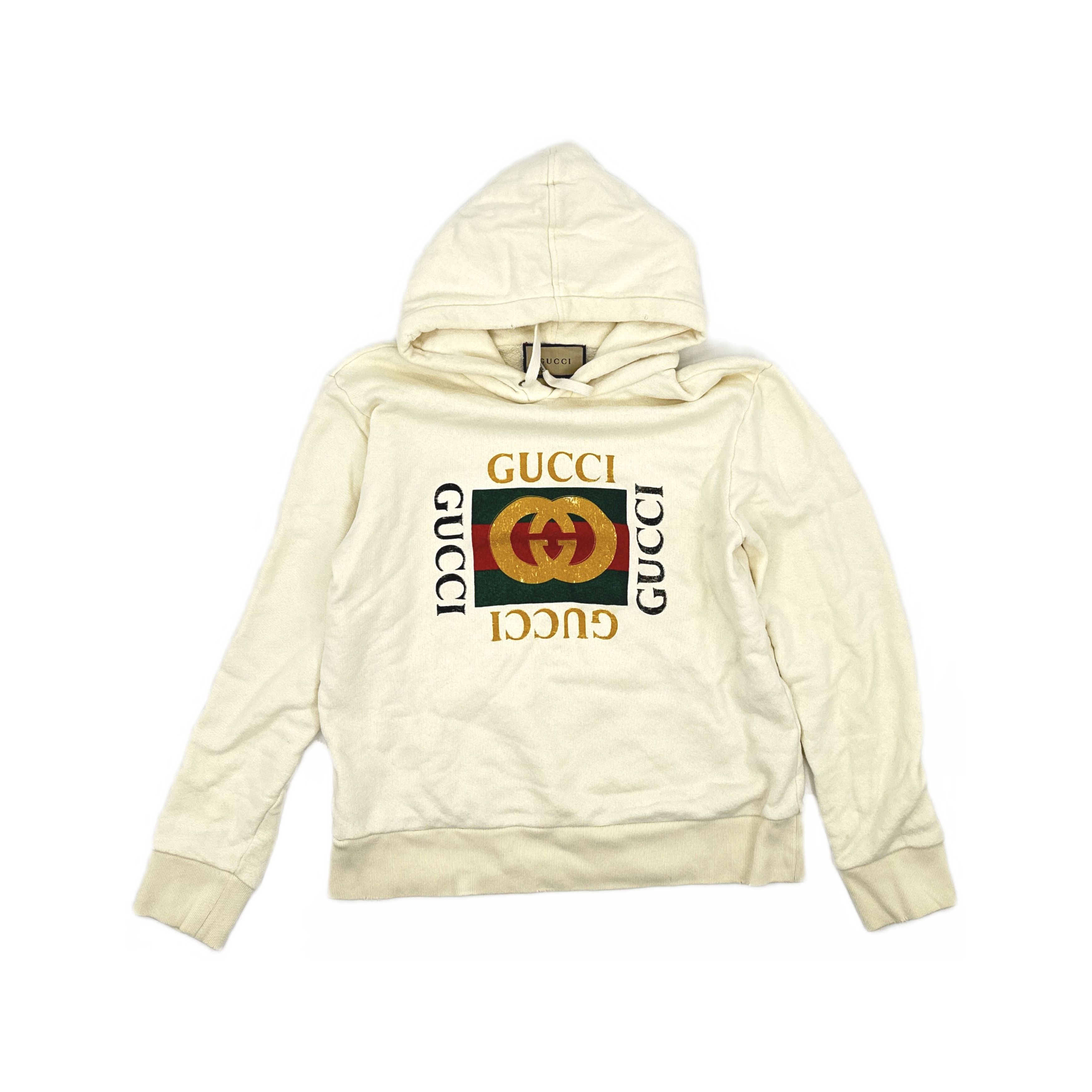 Gucci GUCCI Logo Print Hoodie Size S Size US S / EU 44-46 / 1 - 1 Thumbnail