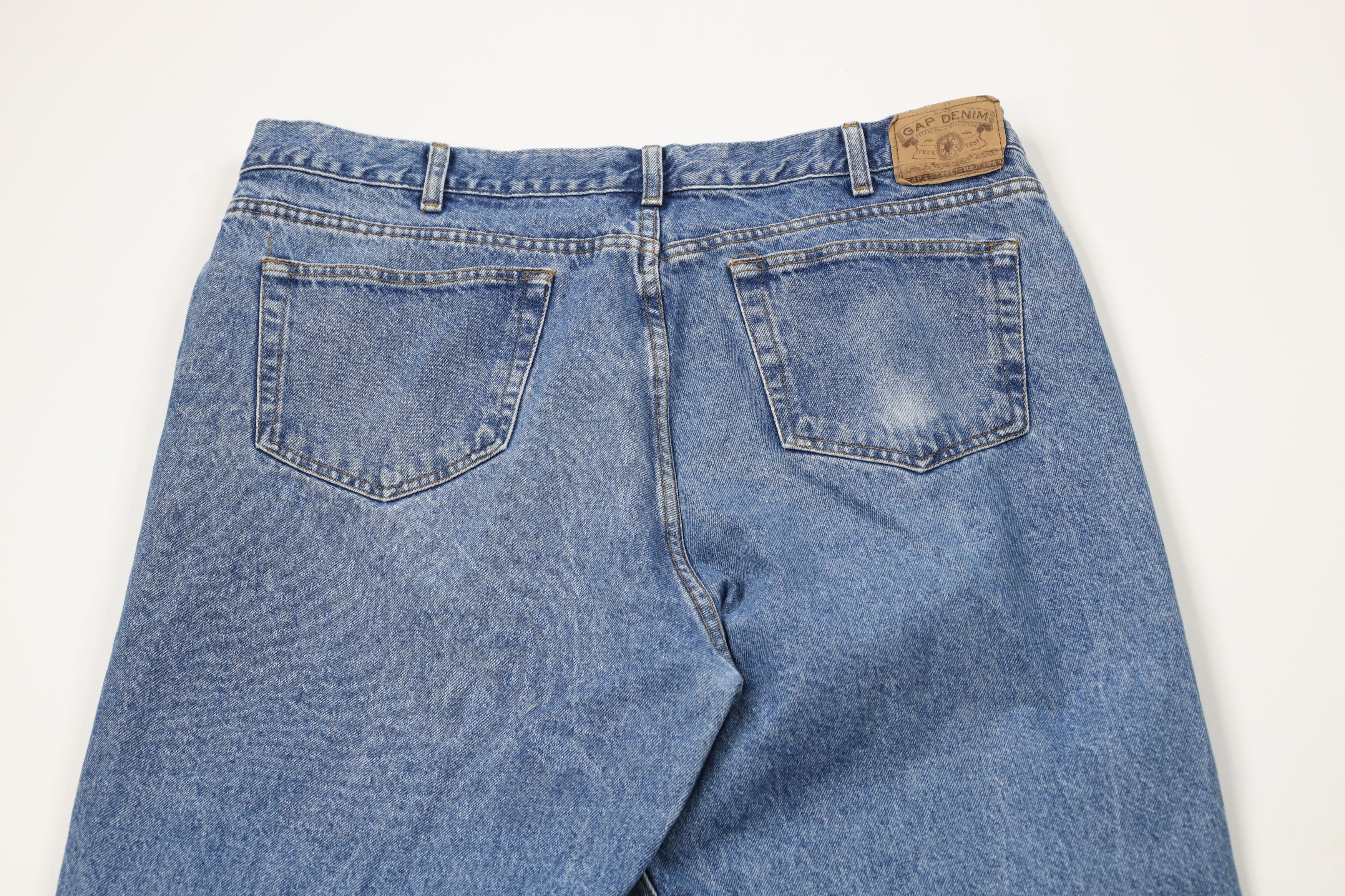 Gap × Vintage Vintage 90s Gap Tapered Leg Easy Relaxed Fit Denim Jeans USA Size US 40 / EU 56 - 9 Thumbnail