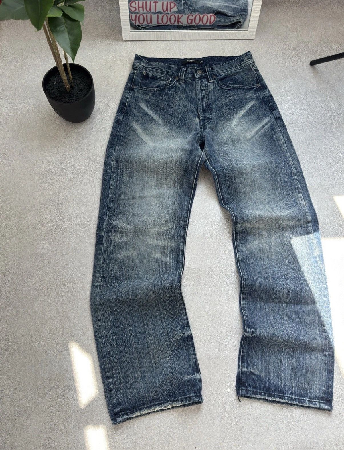 Jaded London Vintage Jaded London Y2K Faded Striped Jeans Size M Men Size US 32 / EU 48 - 4 Thumbnail