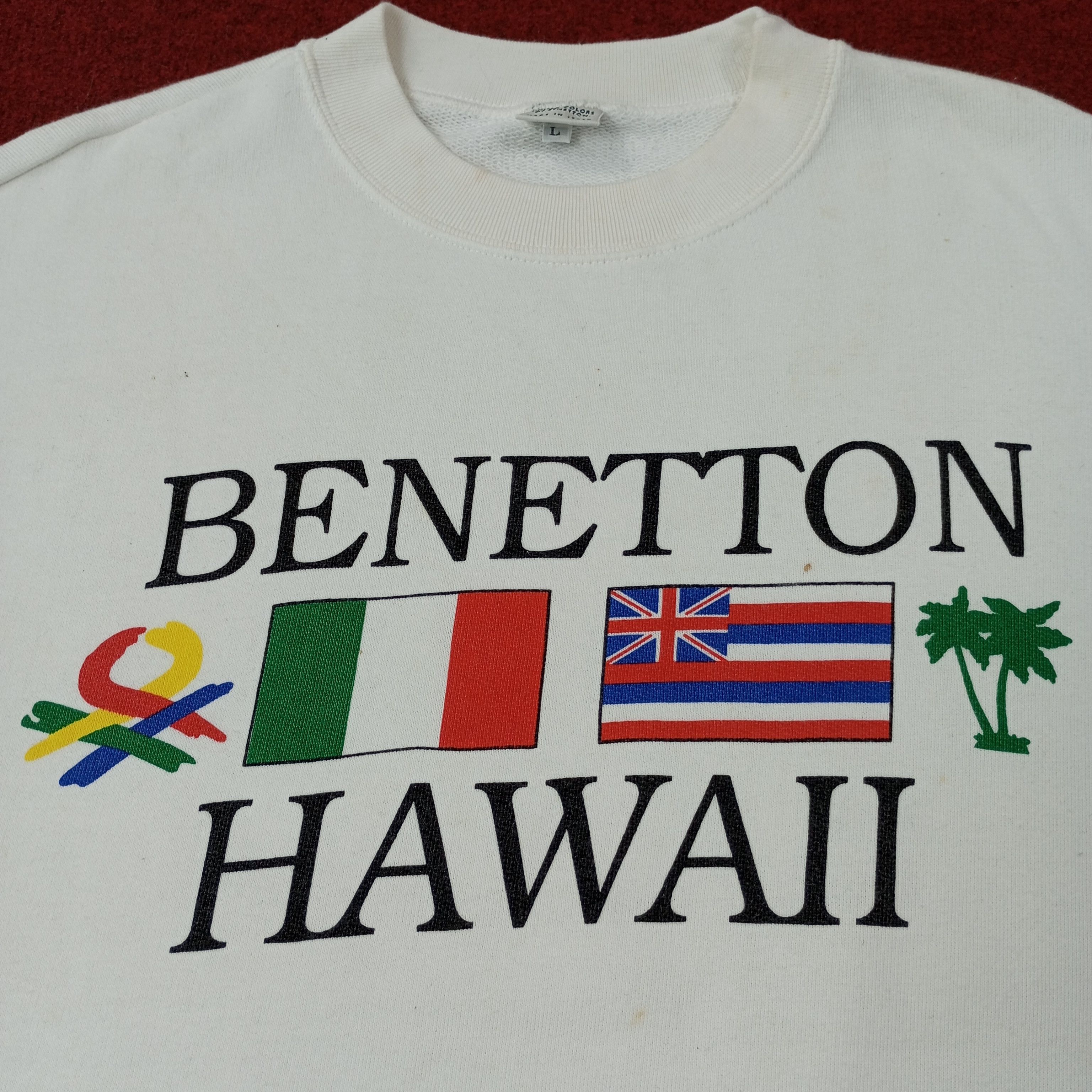 United Colors Of Benetton United Colors Of Benetton Hawaii Sweatshirt c227n15 Size US XL / EU 56 / 4 - 2 Thumbnail