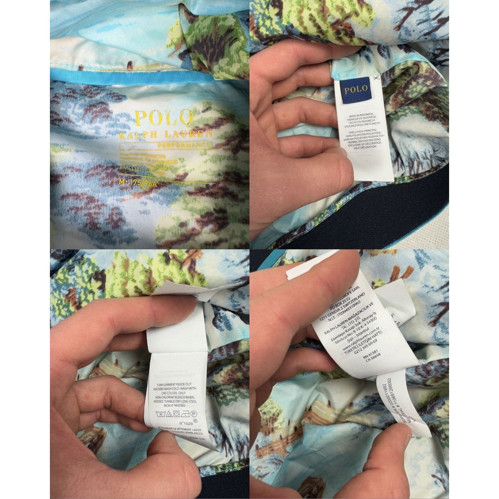 Polo Ralph Lauren Polo Ralph Lauren Hawaiian Windbreaker Jacket Size US M / EU 48-50 / 2 - 2 Thumbnail
