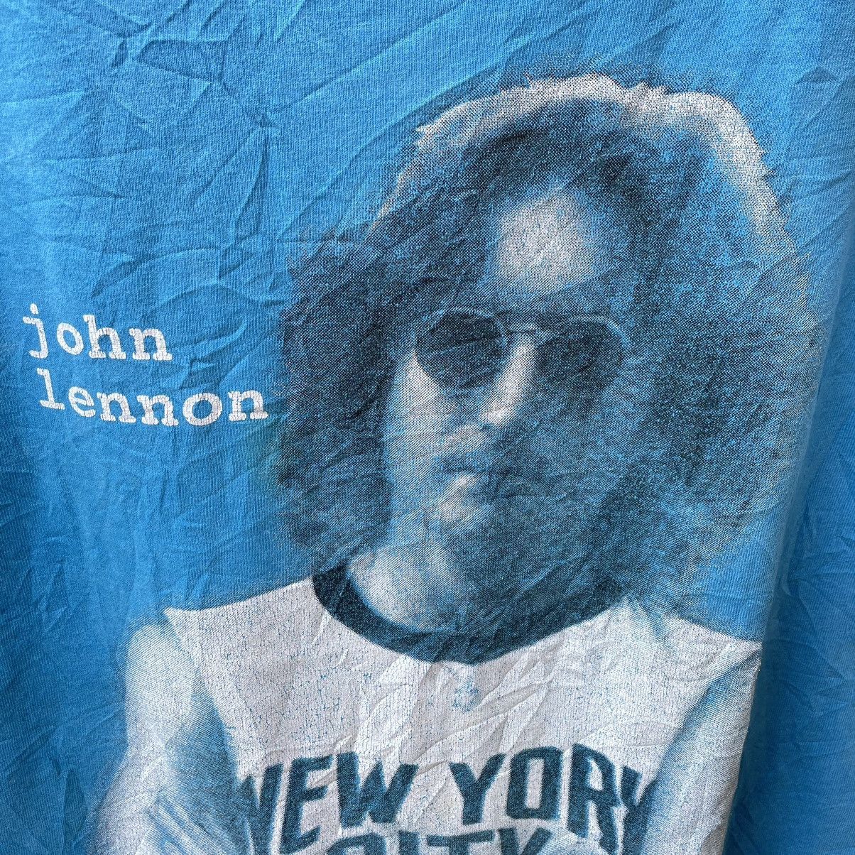 Band Tees × Vintage 🔥Vintage 90s John Lennon Distress Trash Promo Music Tee Size US S / EU 44-46 / 1 - 4 Thumbnail