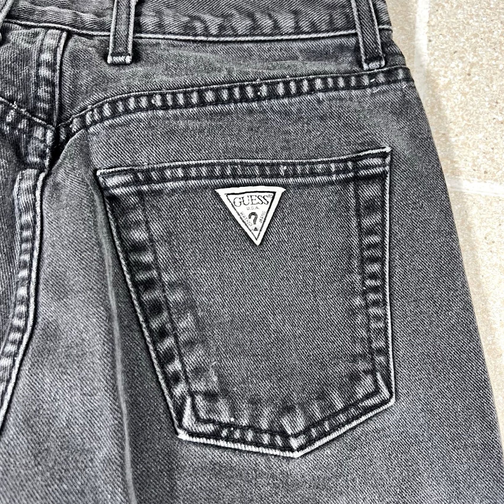 Guess VINTAGE Guess USA High Rise Mom Jeans Black Women's 27x28 90s Made In USA Guess Jeans Mens Womens Size 27" / US 4 / IT 40 - 3 Thumbnail