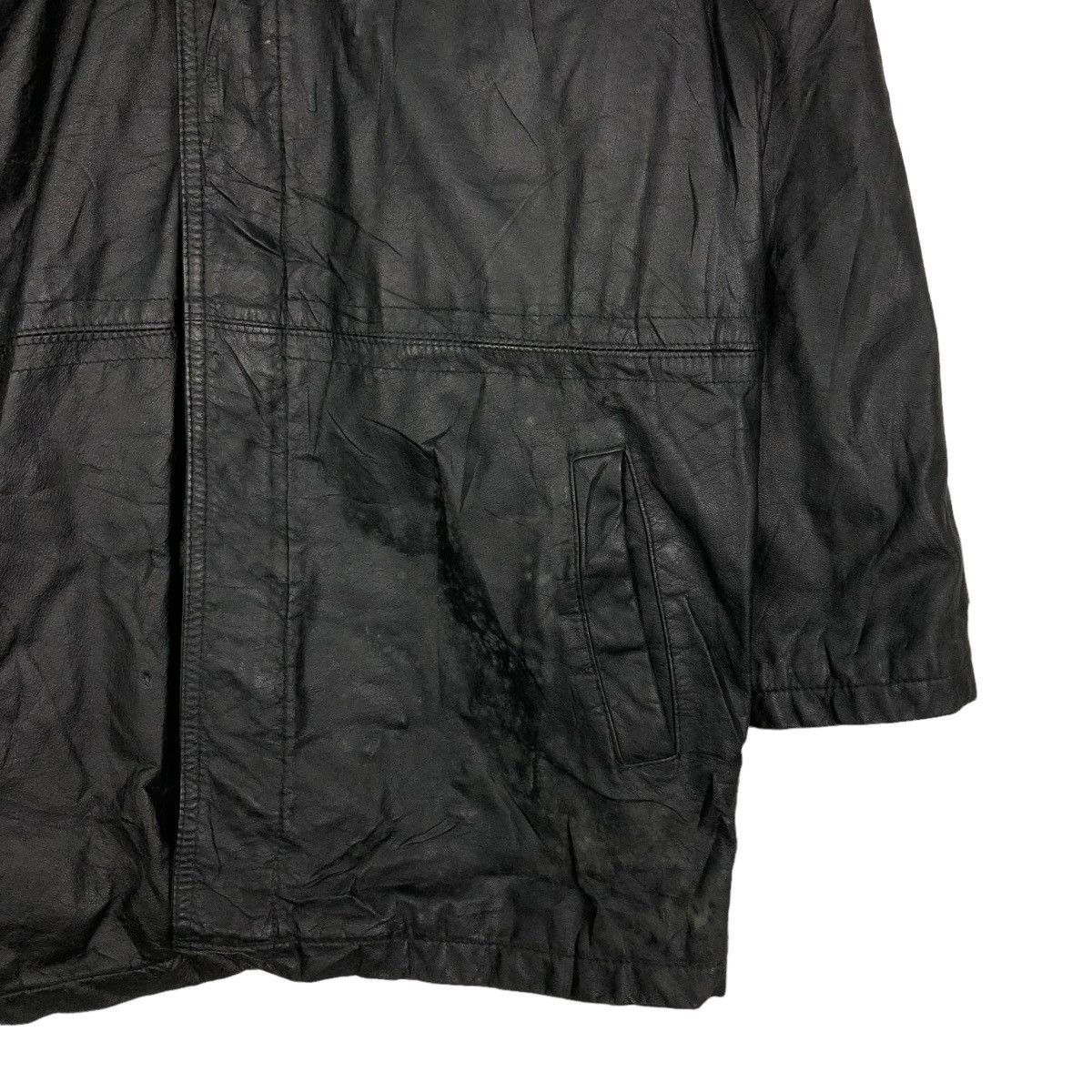 Japanese Brand 🔥VINTAGE BIKER LEATHER JACKET RACER DURANTE JAPAN Size US M / EU 48-50 / 2 - 5 Thumbnail