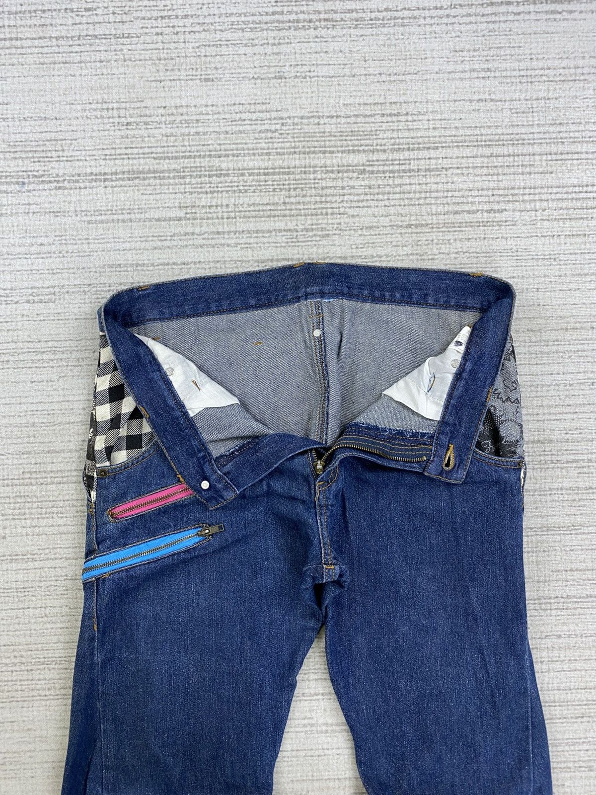 Hysteric Glamour 🔥RARE Hysteric Glamour Style Double Waist Punk Design Jean Size US 34 / EU 50 - 7 Thumbnail