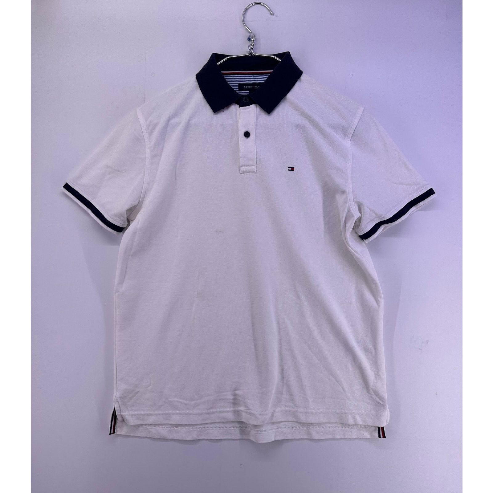 Tommy Hilfiger Tommy Hilfiger White Polo Shirt Size Large Size US L / EU 52-54 / 3 - 1 Thumbnail