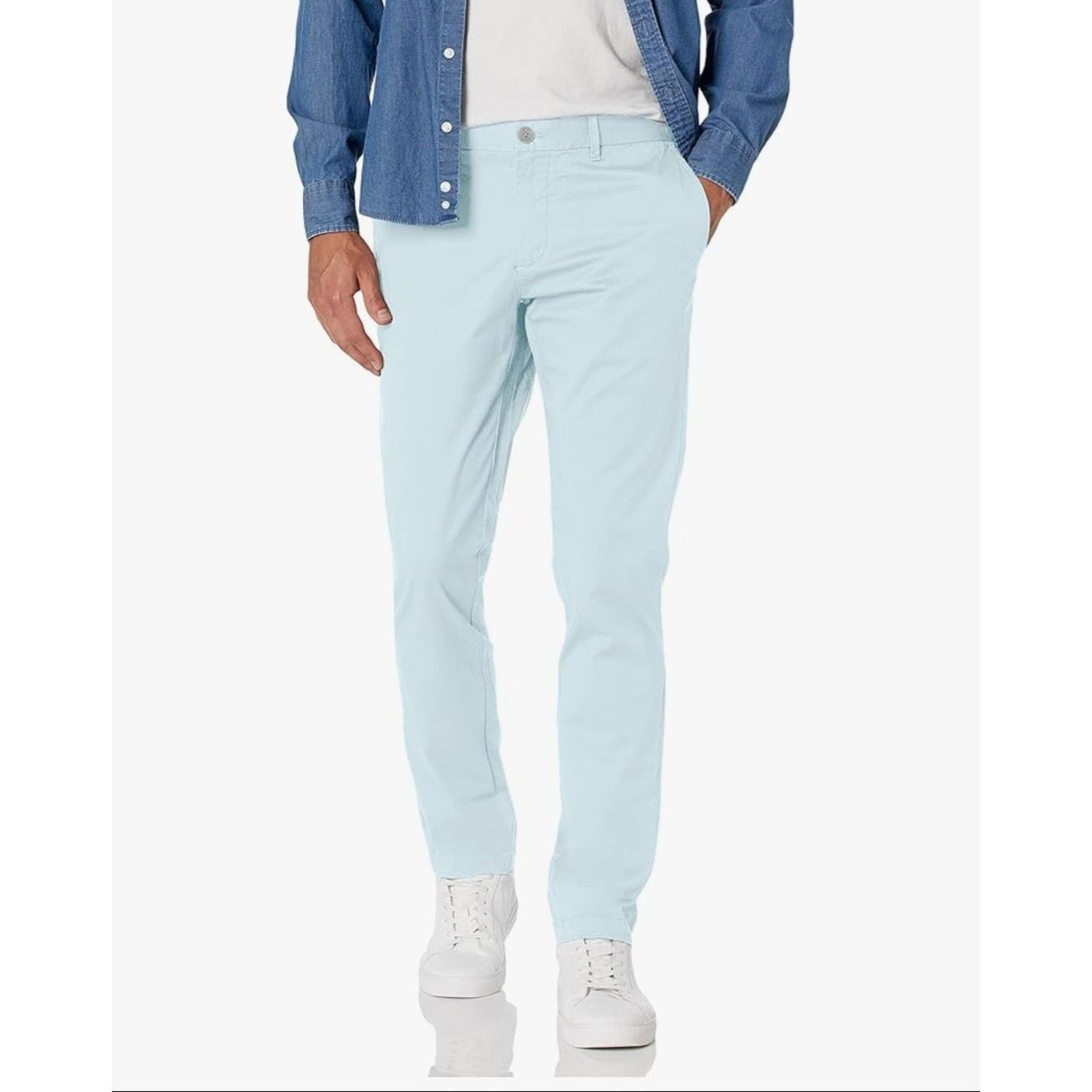 Original Penguin NWT Original Penguin INStretch Chino Pants Aruba Blue 29x32 Size US 29 - 2 Thumbnail