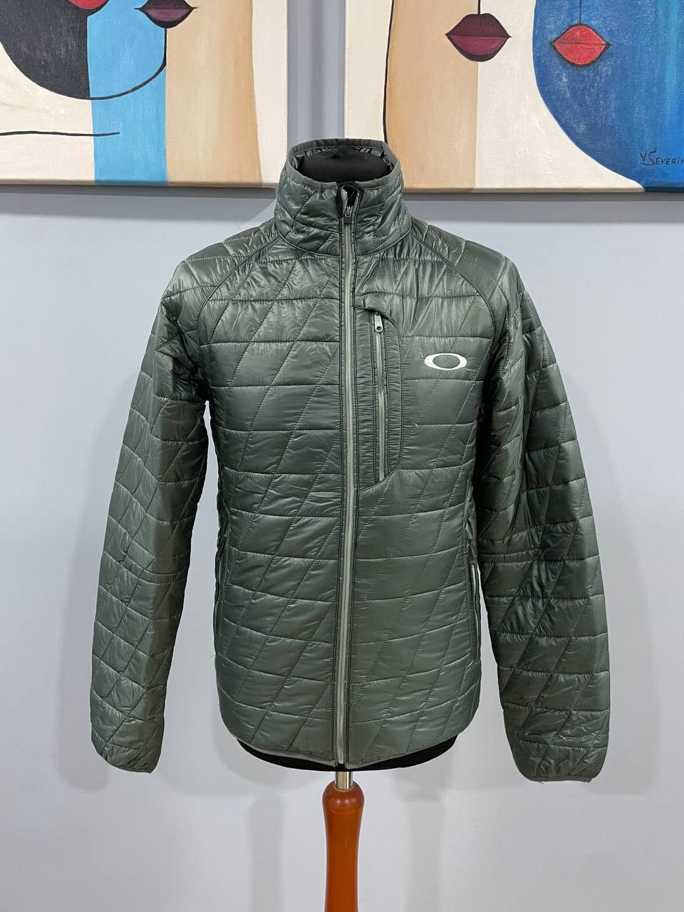 Oakley Oakley primaloft thermo mens jacket size S olive pre-owned Size US S / EU 44-46 / 1 - 1 Thumbnail