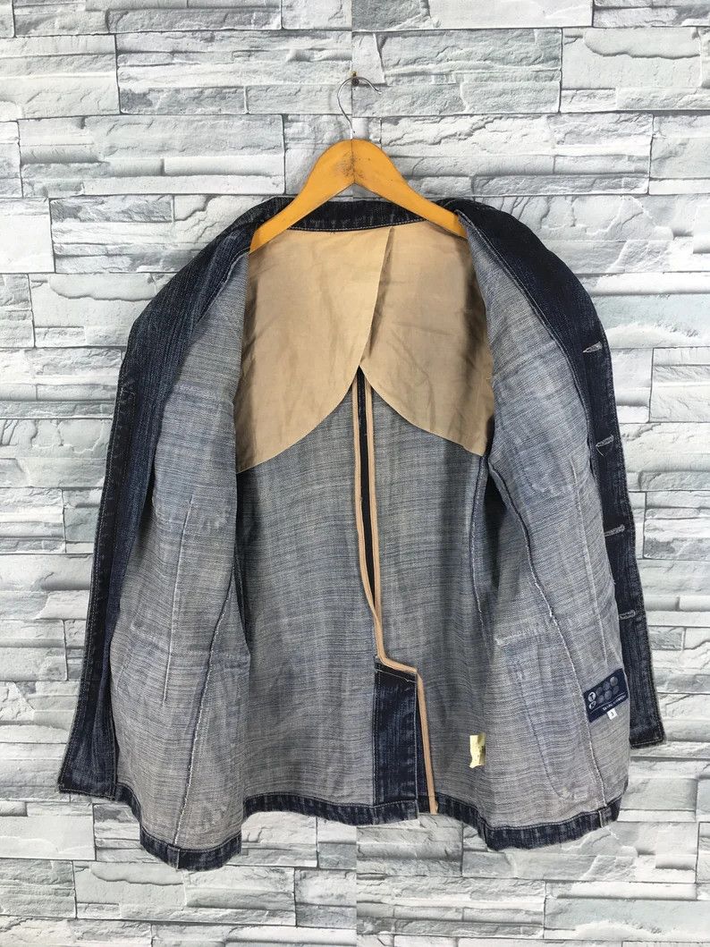 Takeo Kikuchi 90s Takeo Kikuchi distressed denim workwear jacket Size US L / EU 52-54 / 3 - 3 Thumbnail