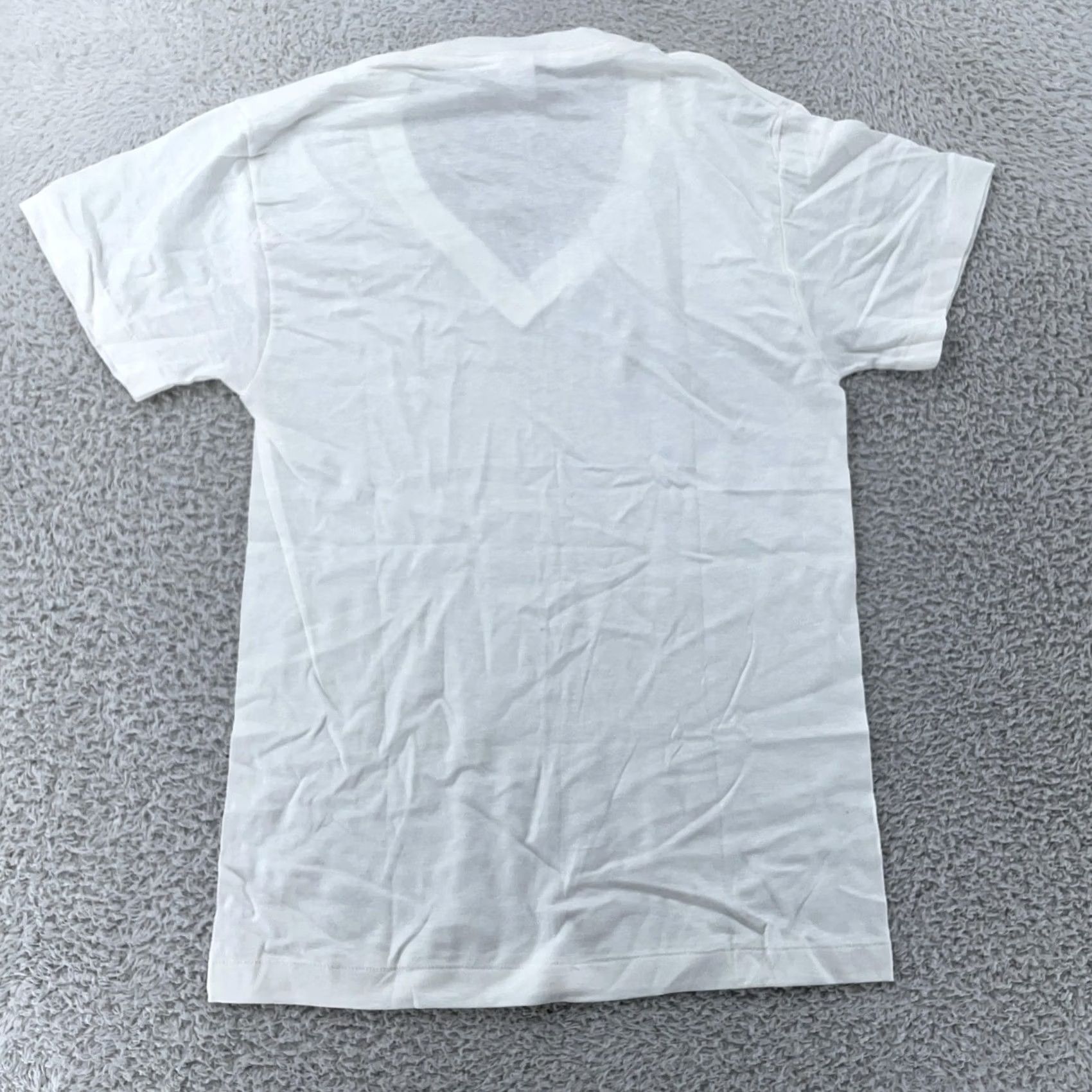 Jockey VINTAGE Jockey White Shirt Mens XS Undershirt Power Knit Short Sleeve Tee V-Neck 80s Size US XS / EU 42 / 0 - 5 Thumbnail