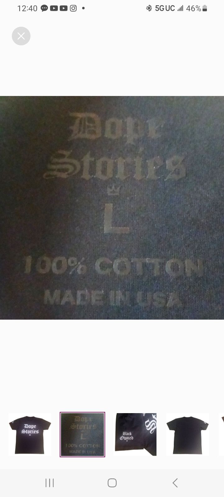 Other DOPE STORIES Made In America T-Shirt Size US L / EU 52-54 / 3 - 2 Thumbnail