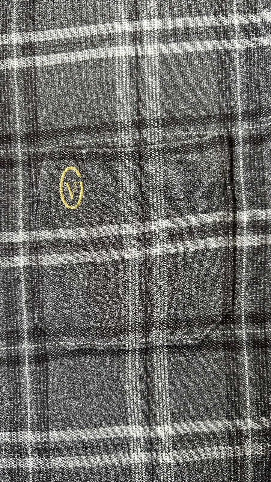 Gianni Valentino VINTAGE GIANNI VALENTINO CHECKERED POLO TEE LS Size US M / EU 48-50 / 2 - 3 Thumbnail