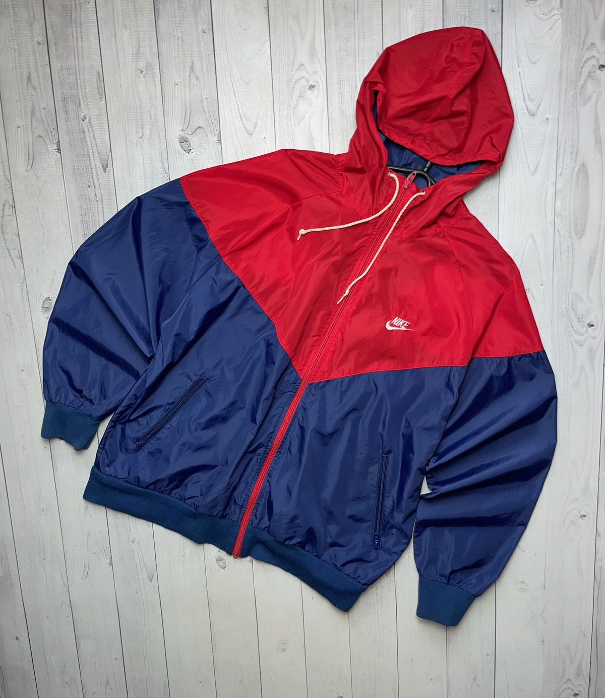 Nike × Vintage Vintage Nike Windrunner jacket size XL logo Size US XL / EU 56 / 4 - 1 Thumbnail