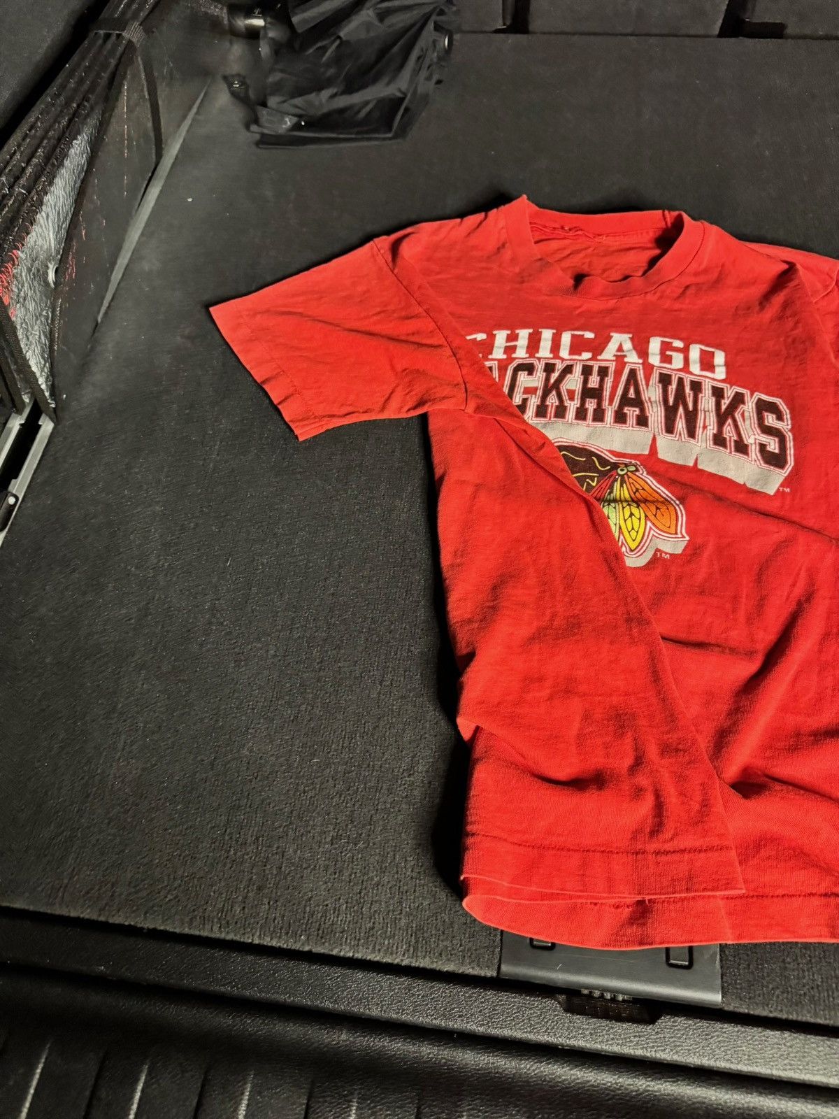 NHL × Vintage Sick Vintage Streetwear Y2K Chicago Blackhawks Red Tee Size US L / EU 52-54 / 3 - 3 Thumbnail