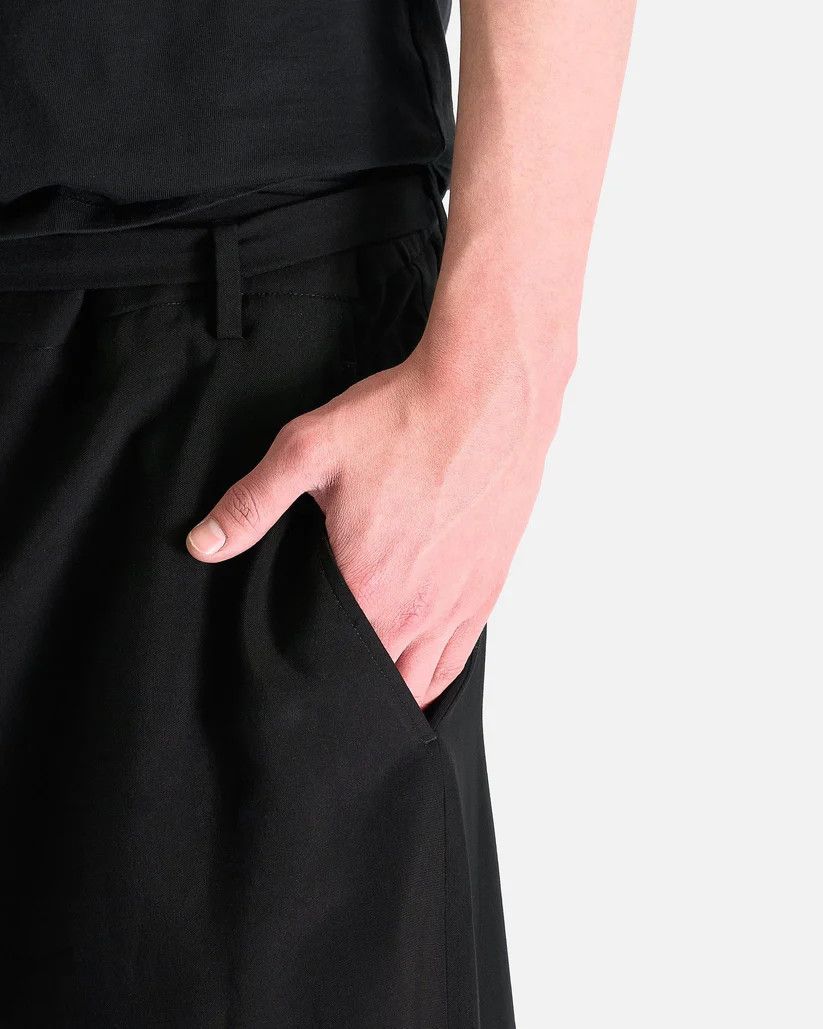 Ann Demeulemeester o1s1v1r1oon0825 Finn High Comfort Trousers in Black Size US 34 / EU 50 - 4 Thumbnail