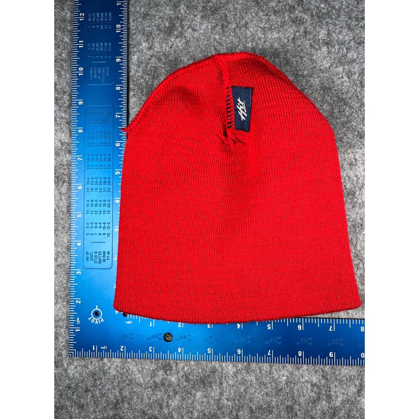 Vintage Ignacio Bobcat Highschool Basketball Beanie Toque Adult OS Red Knit 100% Acrylic Size ONE SIZE - 6 Thumbnail