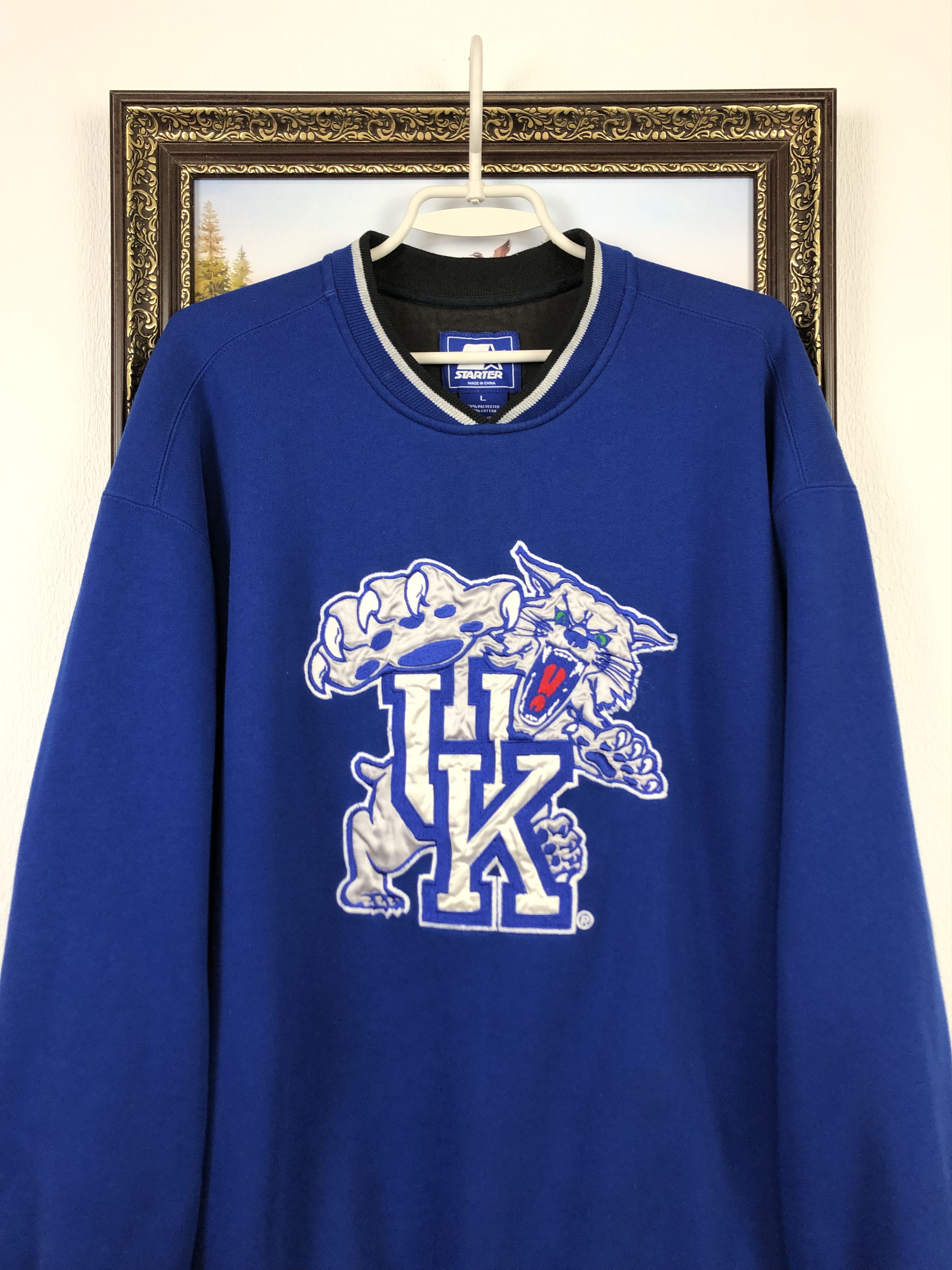Starter Vintage UK Kentucky Wildcats Basketball Starter Sweatshirt Size US L / EU 52-54 / 3 - 2 Thumbnail