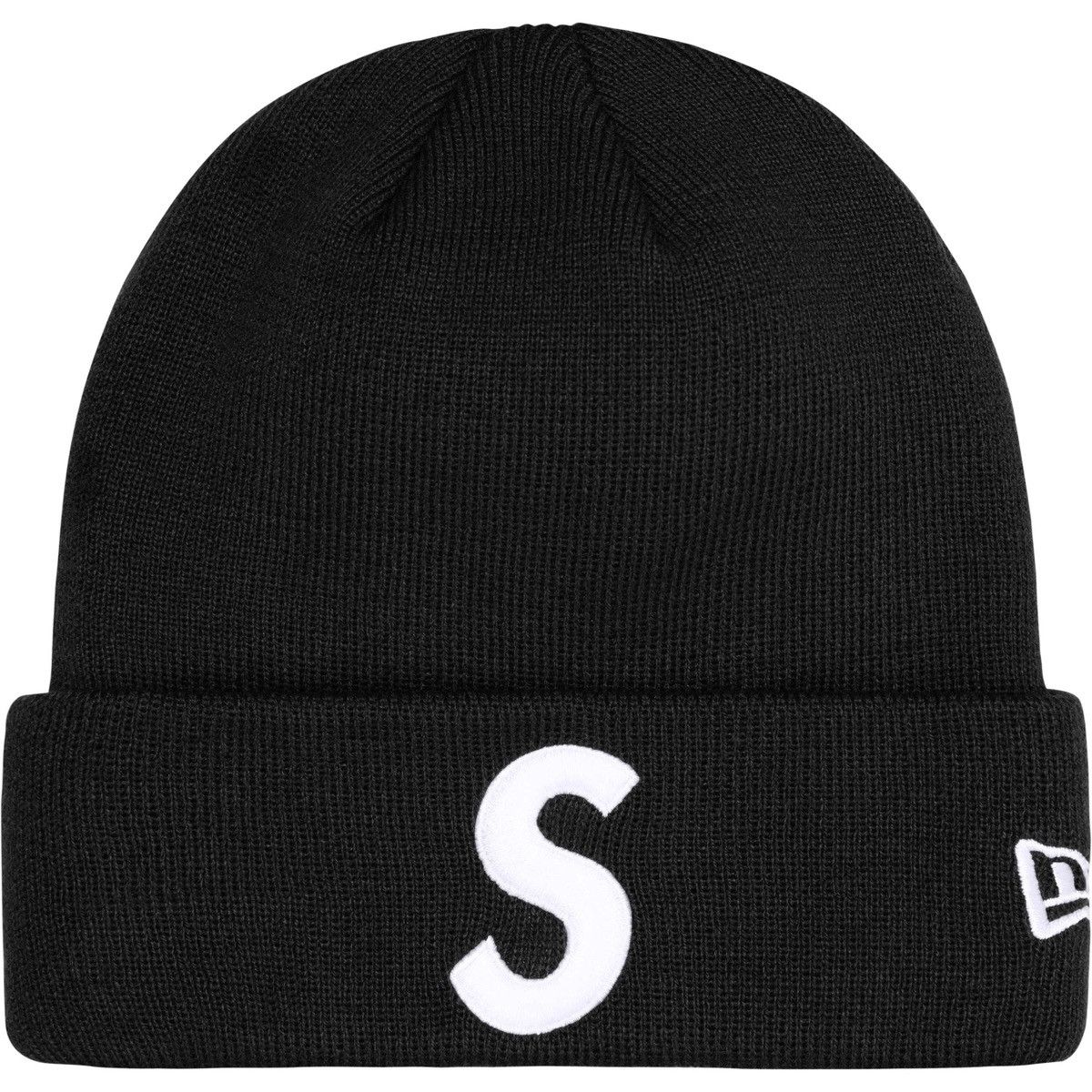 New Era × Supreme Supreme New Era S Logo Beanie Black FW24 Size ONE SIZE - 1 Thumbnail