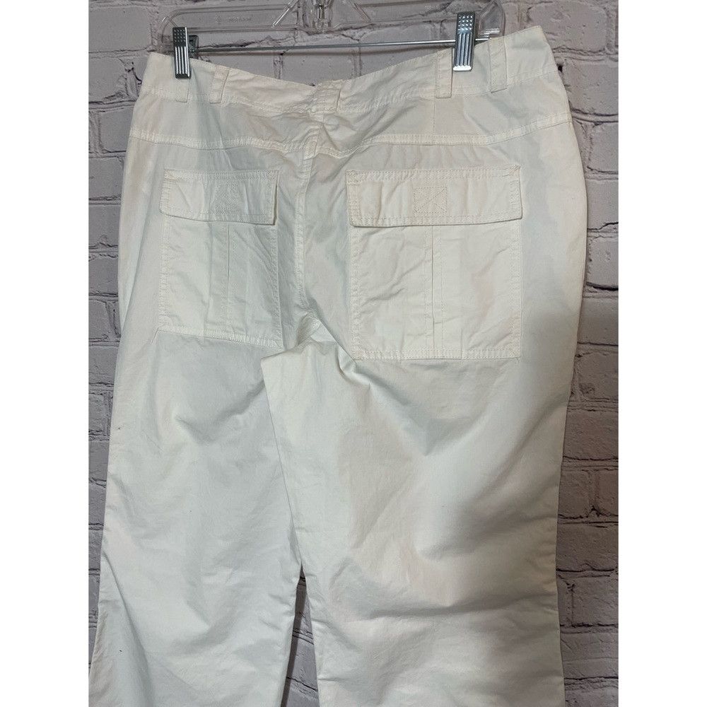 Free People New Free People Cotton Cargo Pants White Size 10 Size 28" / US 6 / IT 42 - 6 Thumbnail