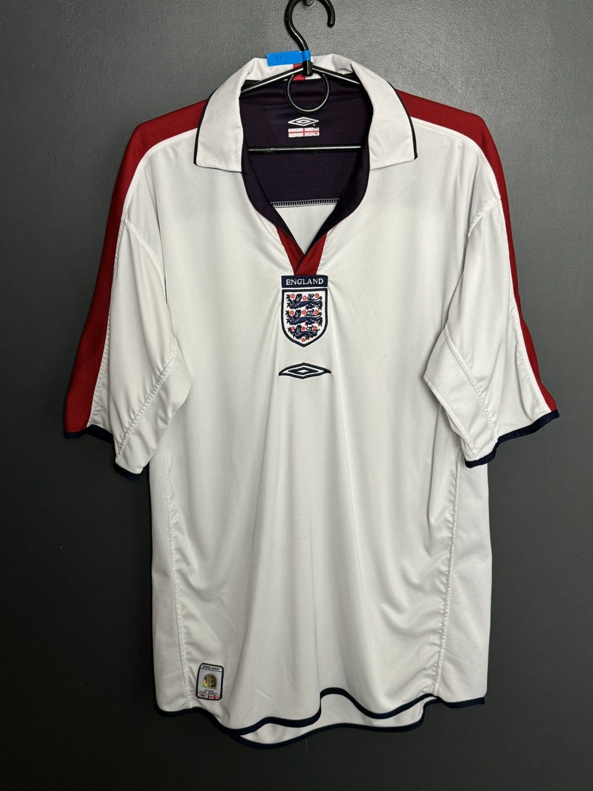 Umbro England National Team 03/05 Home Football Jersey T-Shirt Size US L / EU 52-54 / 3 - 1 Thumbnail