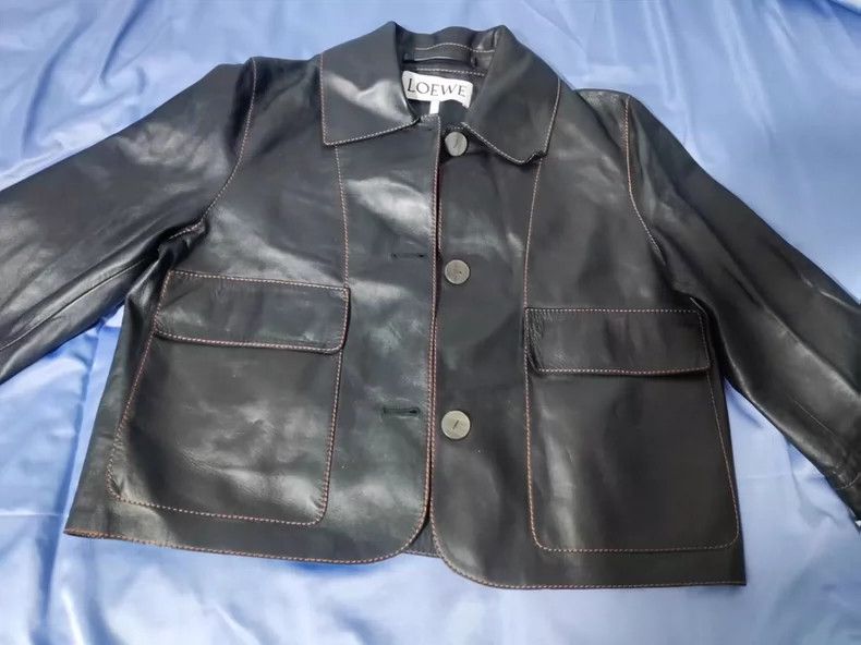 Loewe Loewe Women's outer sewn leather coat Size 4XL / US 24-26 - 1 Thumbnail