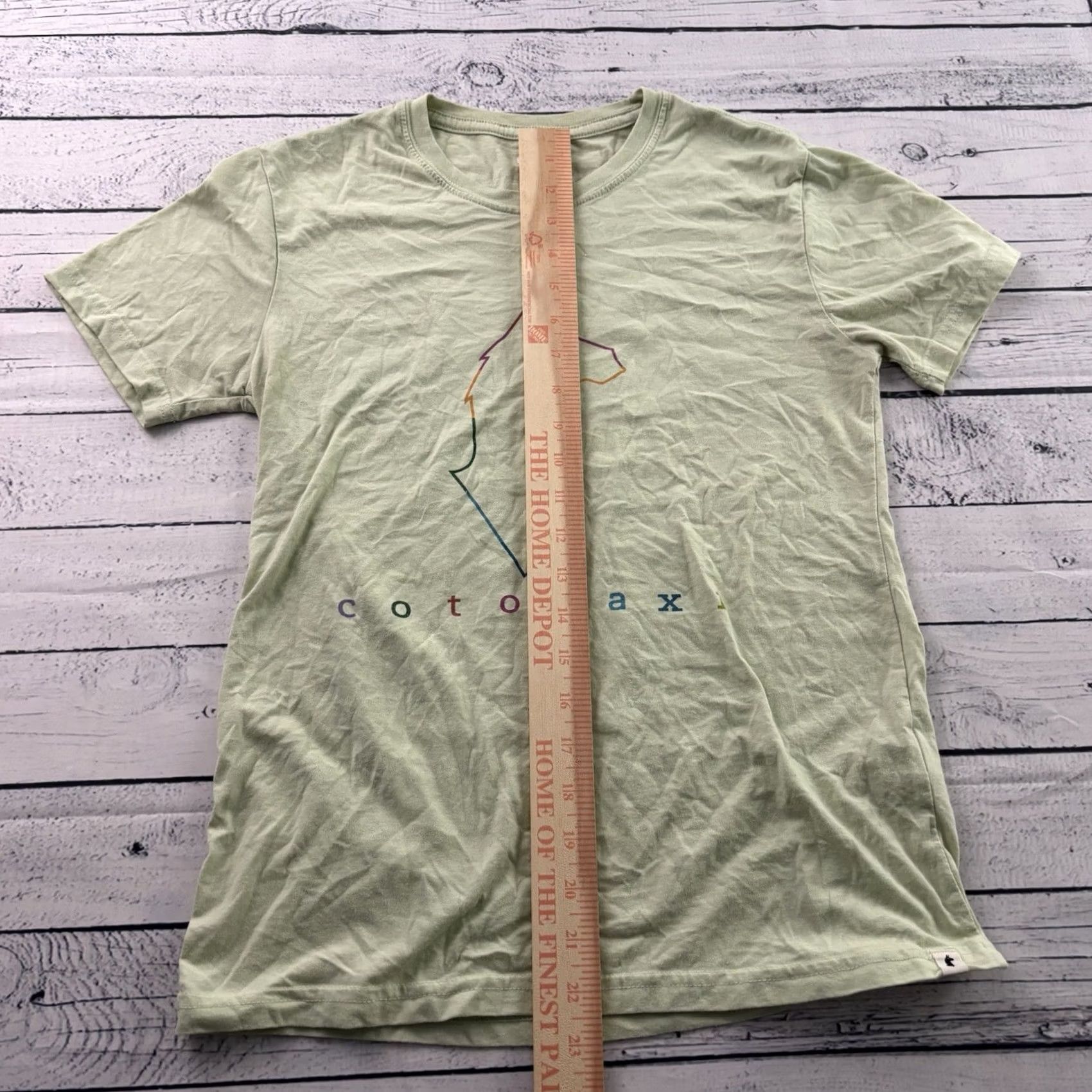 Cotopaxi Cotopaxi Short Sleeve Logo T Shirt Women's XS Green Yellow Shirt XS Womens Cotopaxi Logo T-Shirt Green Size XS / US 0-2 / IT 36-38 - 3 Thumbnail