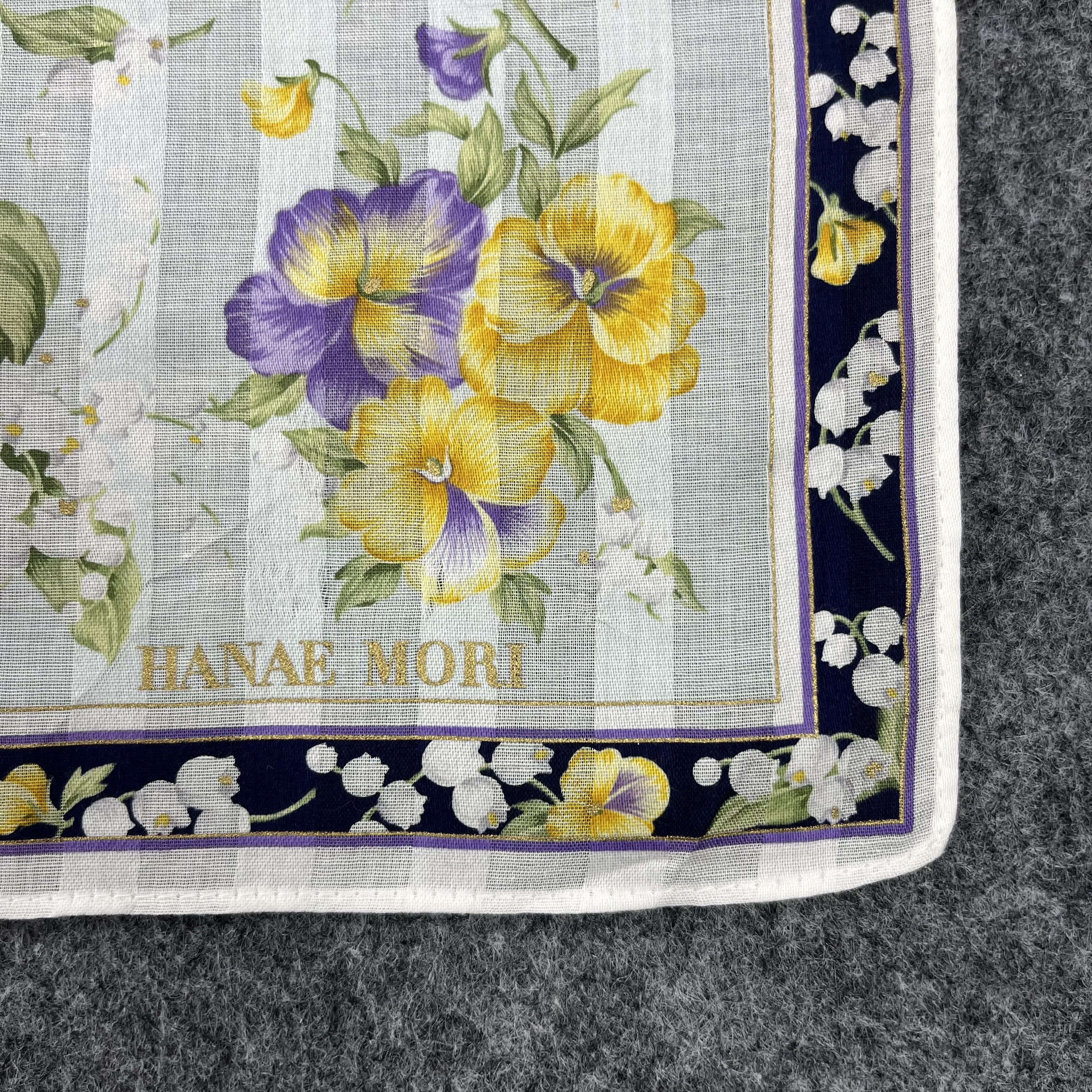 Hanae Mori Hanae Mori Bandana / Handkerchief / Neckerchief B1596 Size ONE SIZE - 2 Thumbnail