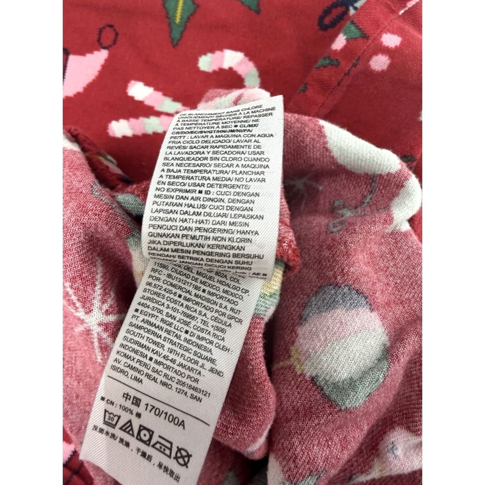 Old Navy Old Navy Womens Pajama Pants XXL Red Christmas Holiday Pants Nightwear Womens XL? Size 40" / US 18 - 6 Thumbnail