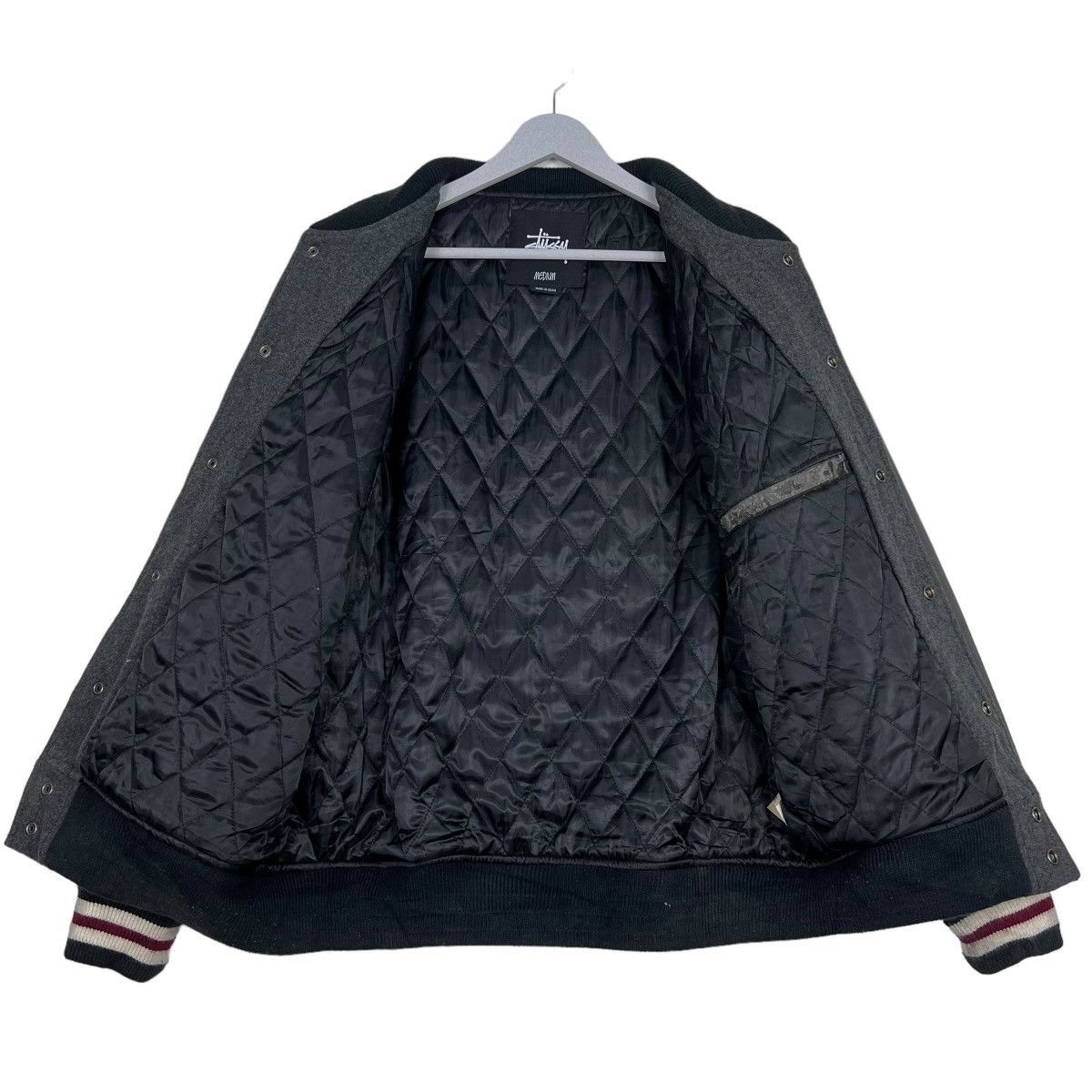 Stussy 🔥 STUSSY WORLDWIDE VARSITY BOMBER JACKET Size US M / EU 48-50 / 2 - 11 Thumbnail