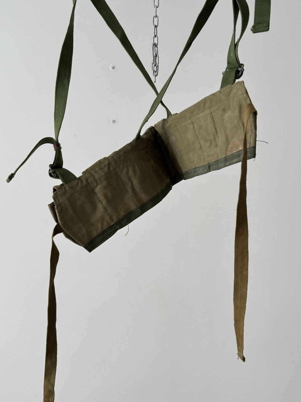 Japanese Brand × Vintage 1970s Vintage Chinese Style Hunting Shooting Ammo Belt-Bag Size ONE SIZE - 5 Thumbnail