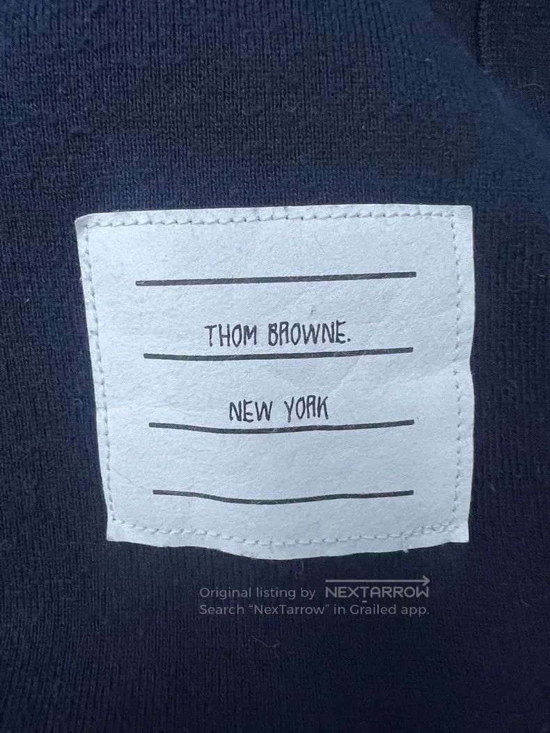Thom Browne Thom Browne Blue and green four stripes hoodie Size US S / EU 44-46 / 1 - 3 Thumbnail