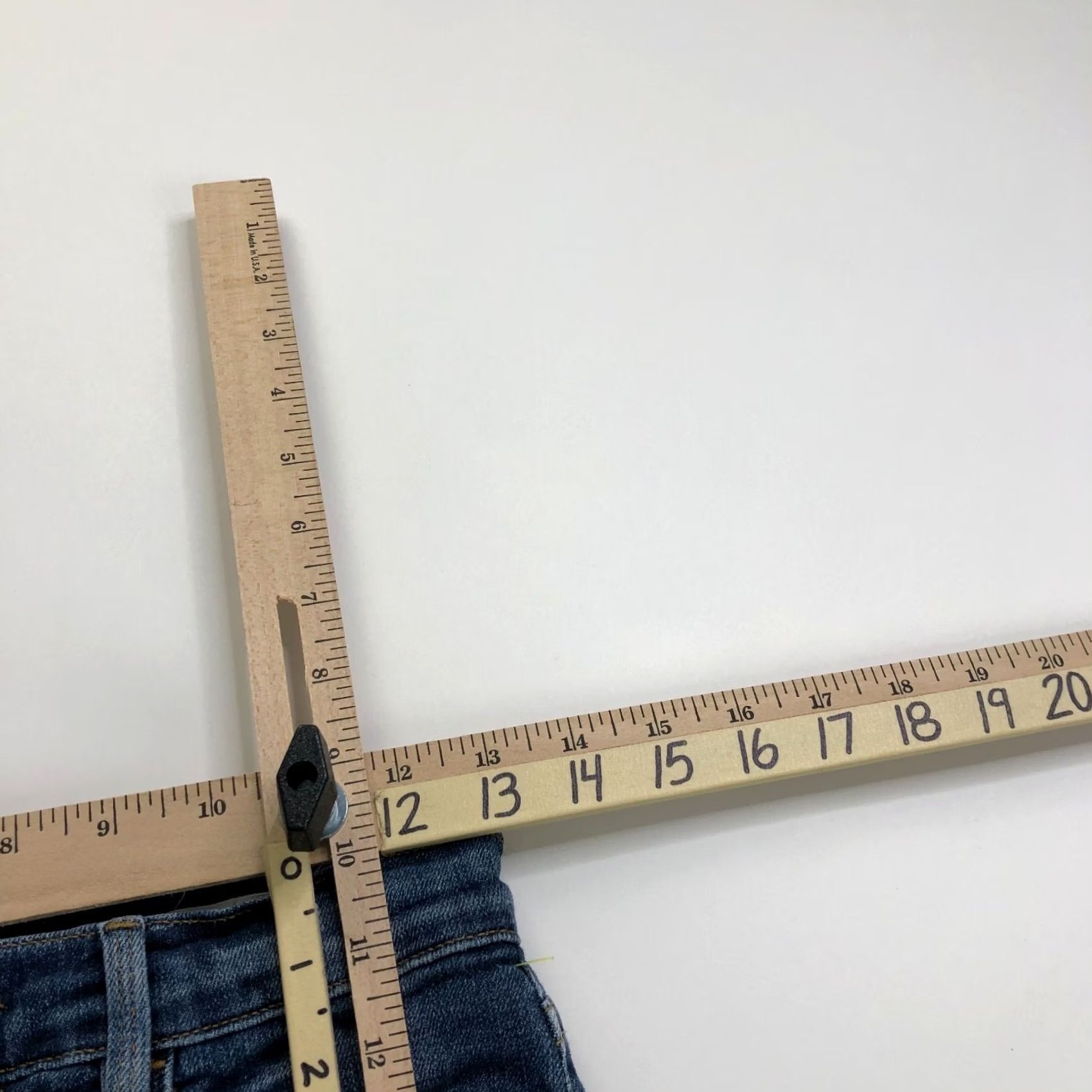 Frame FRAME Le Skinny De Jeanne Crop Jeans 24 Low Rise Raw Hem Cut Off Denim Womens Slim Fit 26 Inseam 25W 26L 5-Pocket Union Blue Jeans Size 42" / US 20 - 6 Thumbnail
