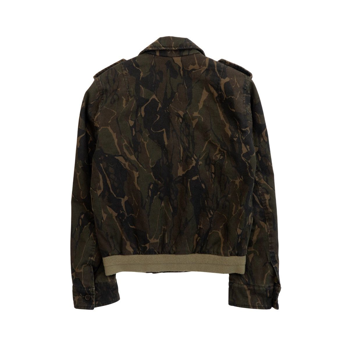 Saint Laurent Paris Saint Laurent 2018 'Militaire' Hybrid Bomber Jacket Size XS / US 0-2 / IT 36-38 - 2 Thumbnail
