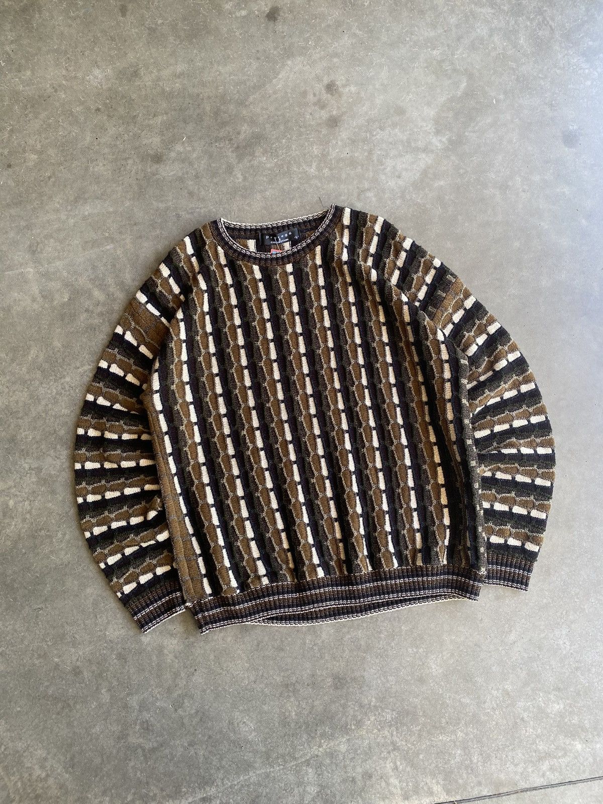 Protege 90s Protégé Coogi Style Essential Boxy Vintage Sweater Size US L / EU 52-54 / 3 - 4 Thumbnail