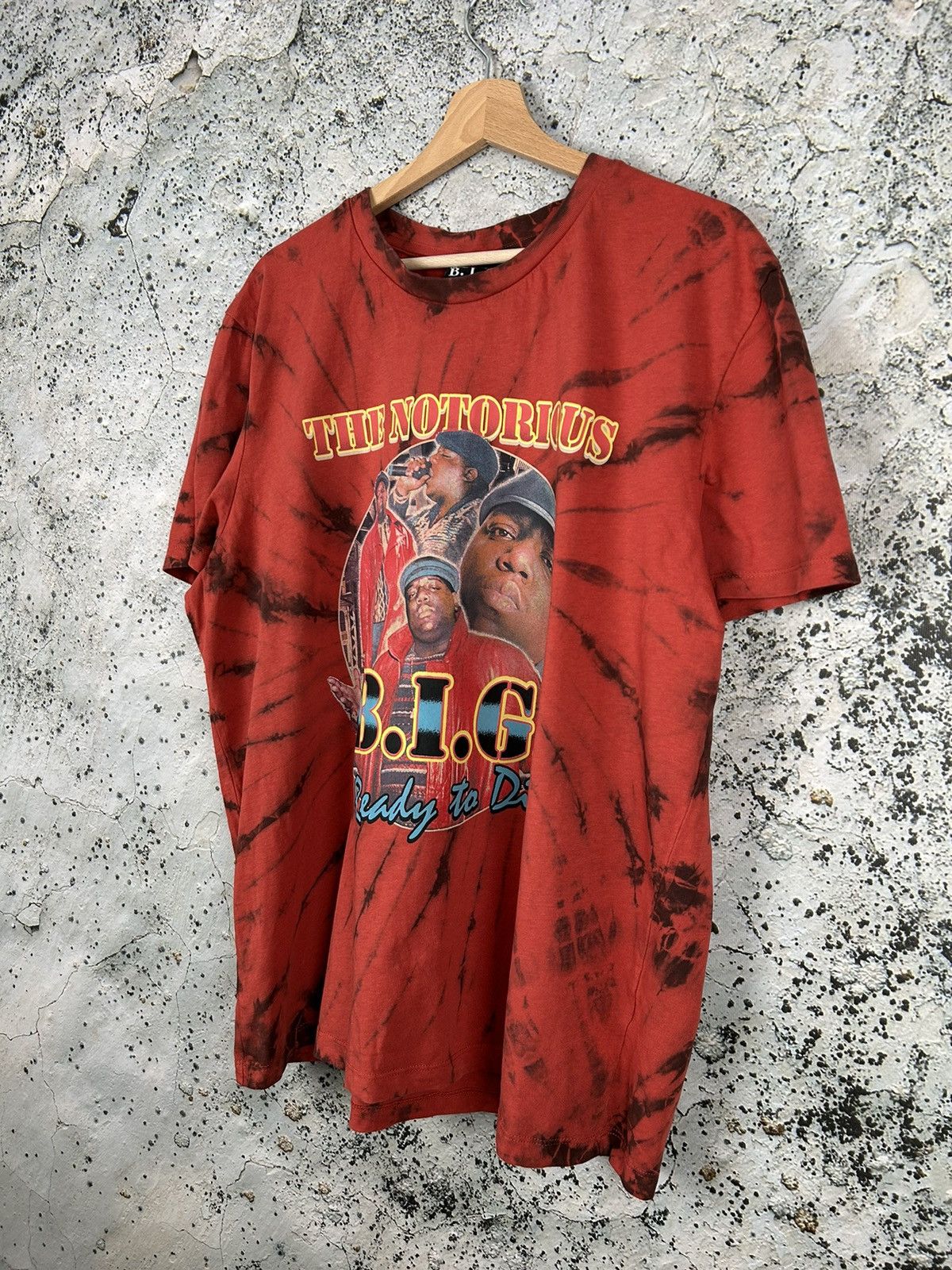 Rap Tees Notorious BIG Rap Tee Tie Dye Streetwear Vintage Retro Size US L / EU 52-54 / 3 - 2 Thumbnail