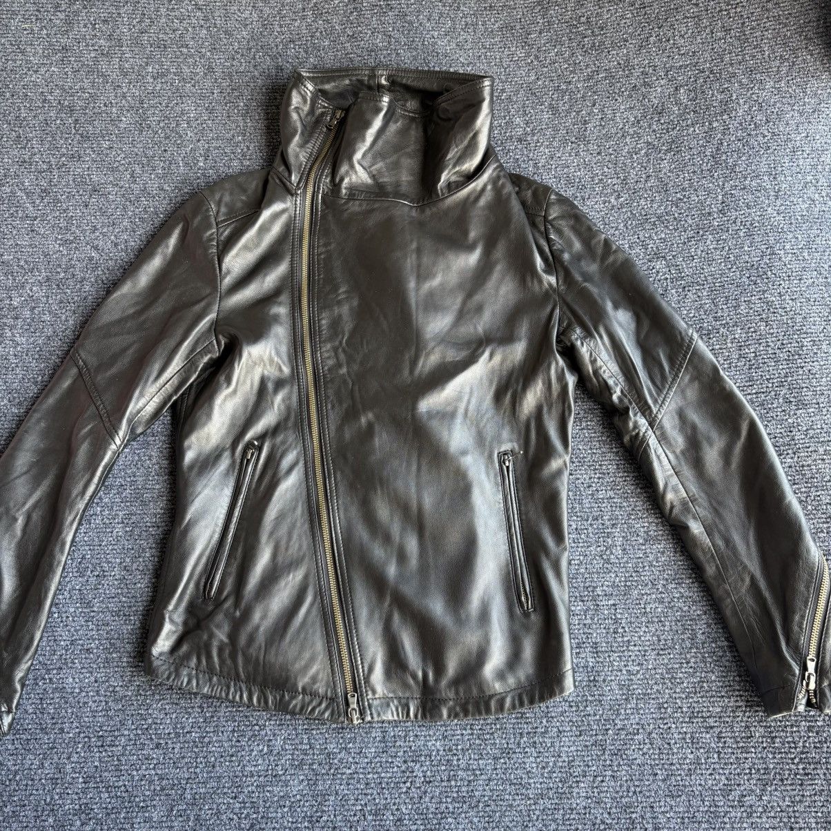 ジャケット・アウター EKAM double zip design leather jacket EKAM double zip design leather jacket