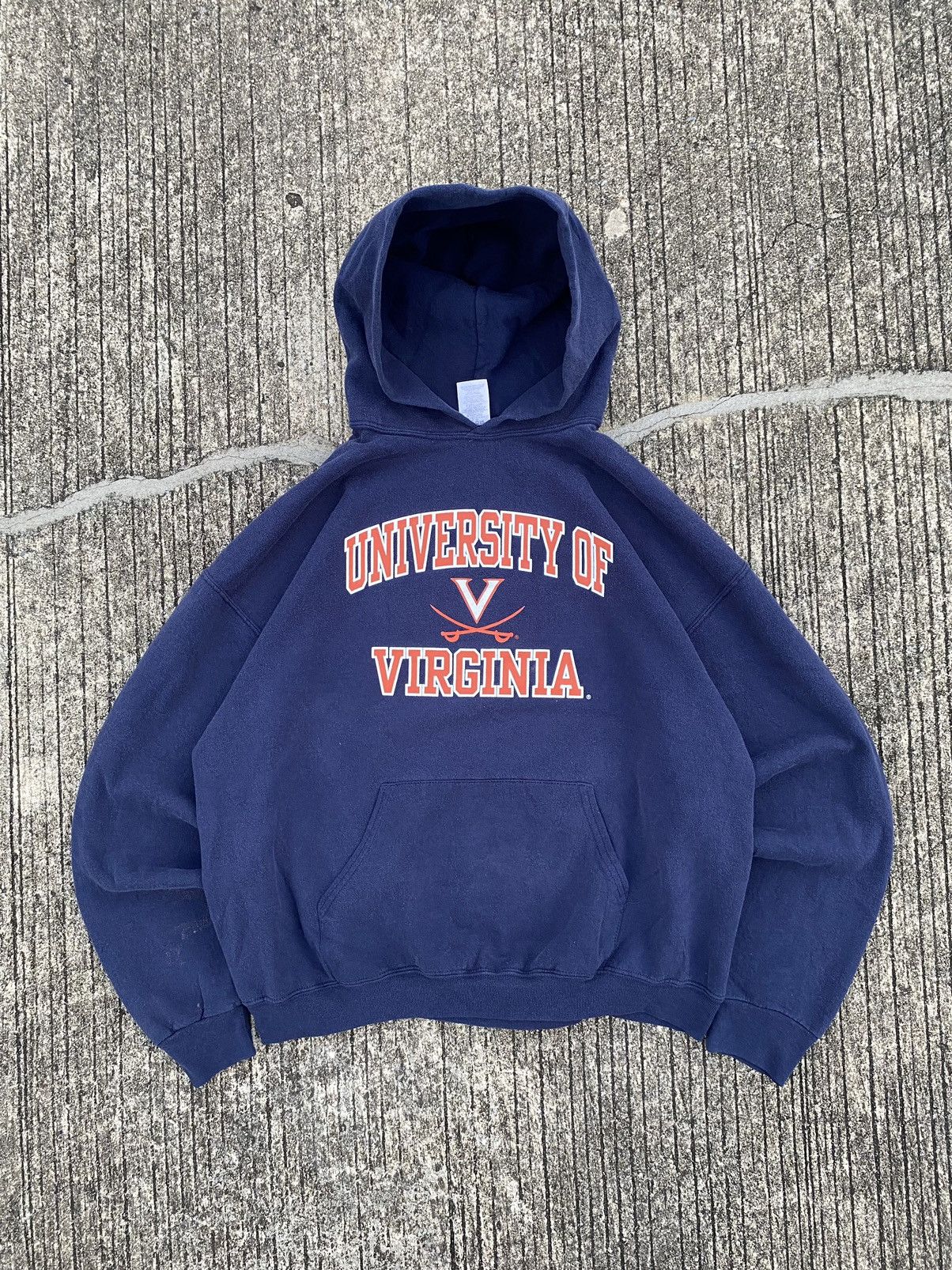 Vintage “VIRGINIA” Faded JERZEES Hoodie