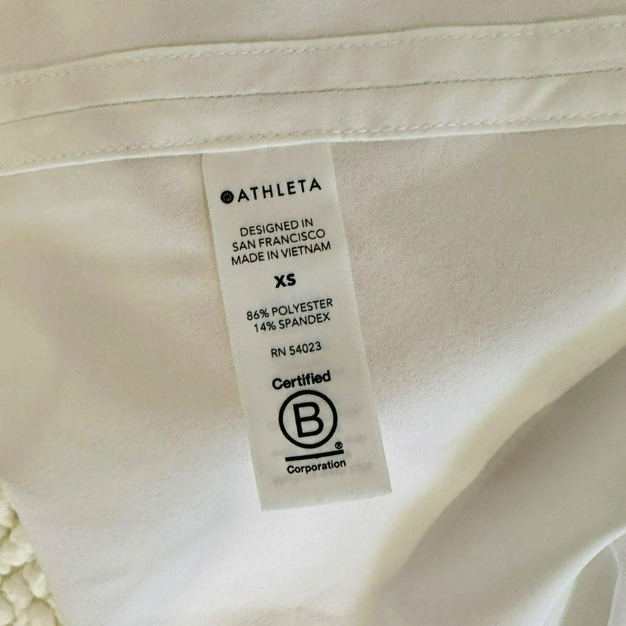 Athleta ✨Athleta Size XS Women's Casual Sport White Sleeveless Tank Size XS / US 0-2 / IT 36-38 - 3 Thumbnail