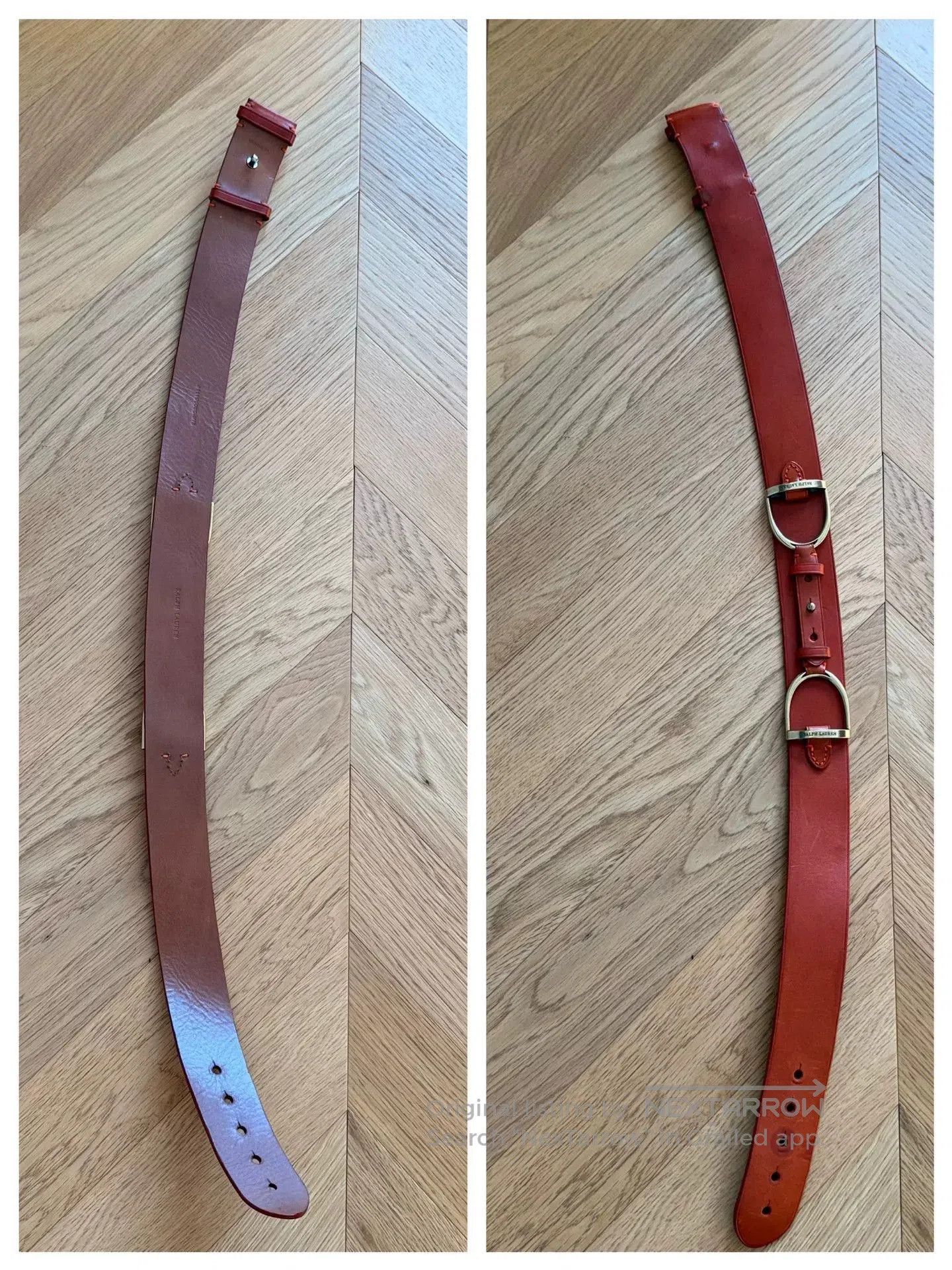 RLX Ralph Lauren Ralph Lauren Thick Leather Belt. Size ONE SIZE - 9 Thumbnail