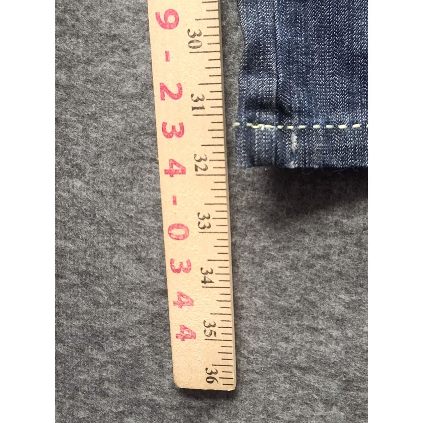 Tommy Hilfiger Tommy Hilfiger Jeans Womens 14 34x32 Stretch Hipster Boot Regular Fit Mid Rise Blue Denim Cotton Spandex Jeans Women Hipster Bootcut 90s? Size 36" / US 14 / IT 50 - 6 Thumbnail