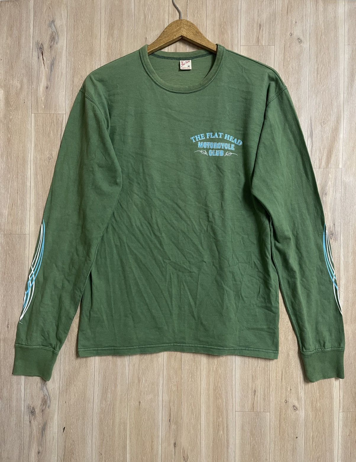 The Flat Head Vintage The Flat Head Long Sleeve T shirt Medium Size US M / EU 48-50 / 2 - 1 Thumbnail
