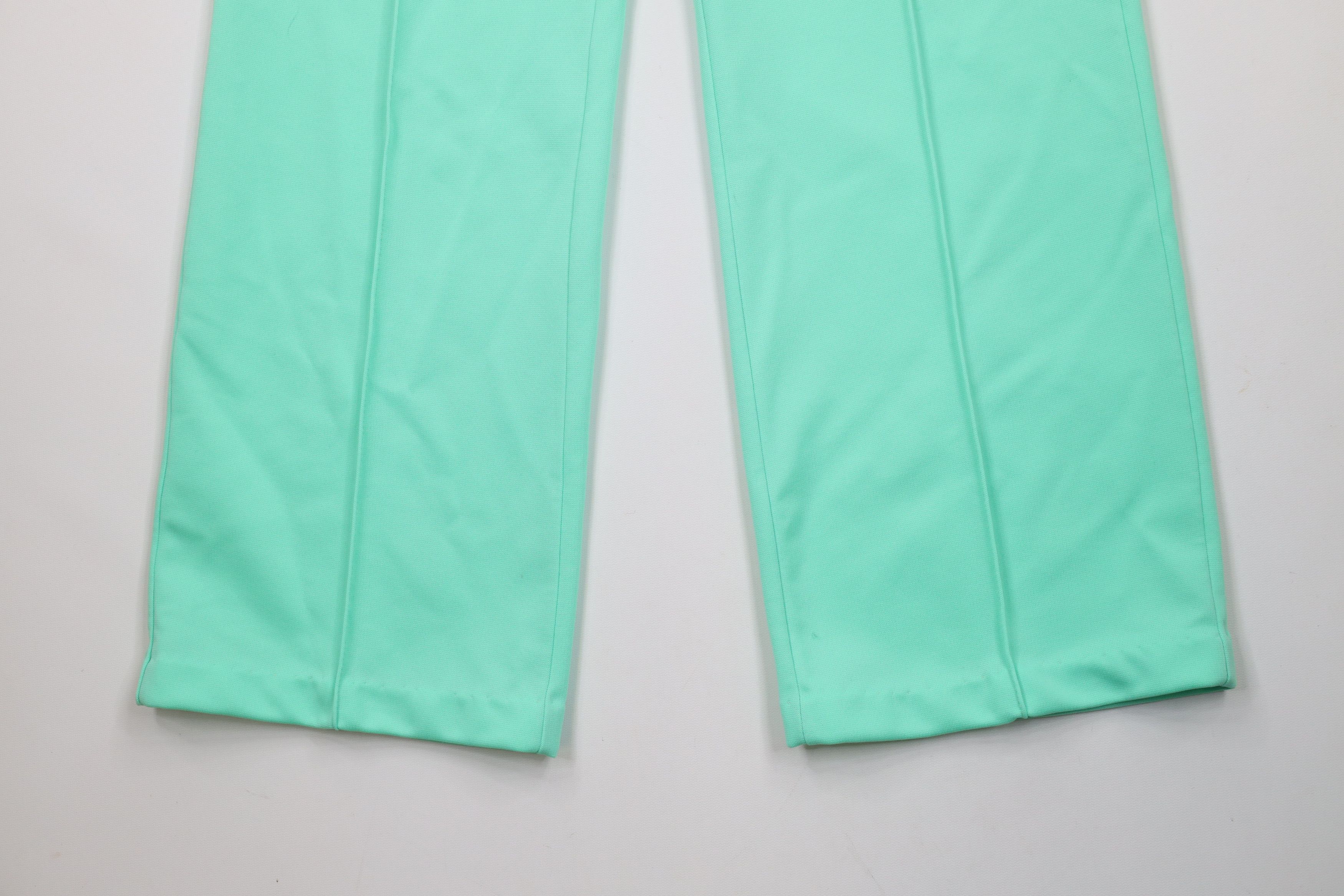 Vintage Vintage 70s Streetwear Bell Bottoms Pants Mint Green USA Size 38" / US 16 / IT 52 - 4 Thumbnail