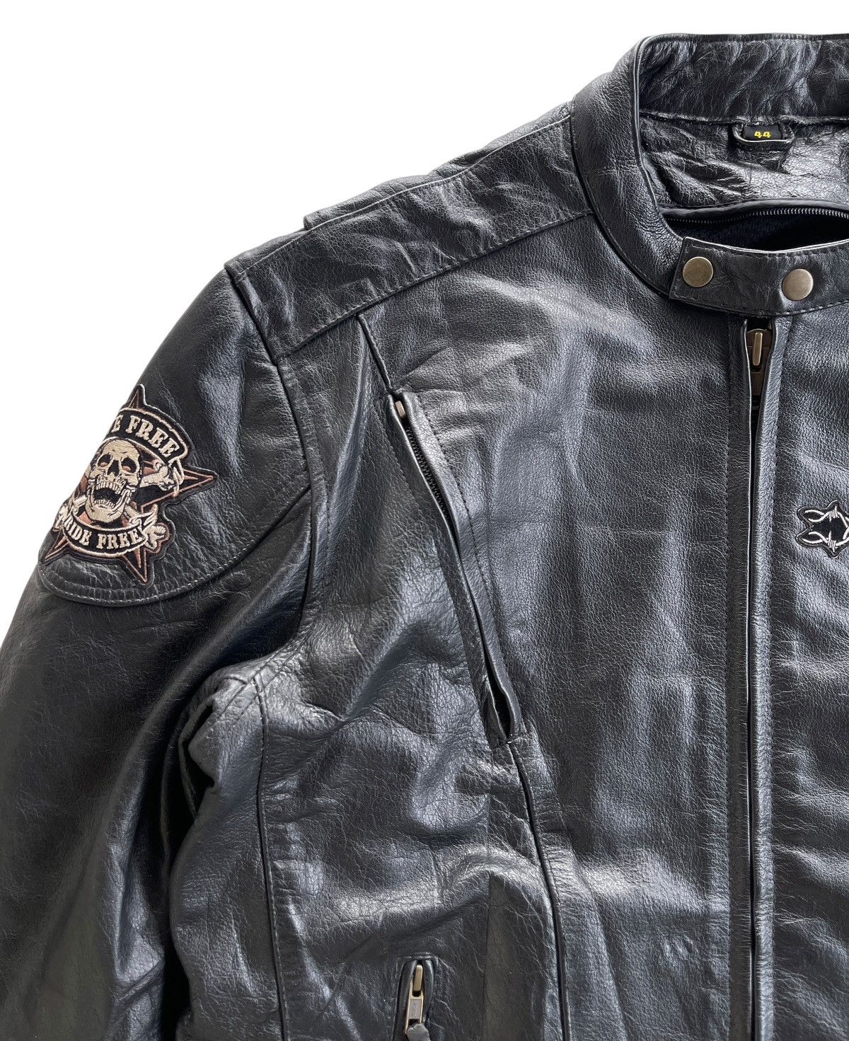 Leather Vintage Black Leather Rider Racing Jacket Size US XL / EU 56 / 4 - 14 Thumbnail