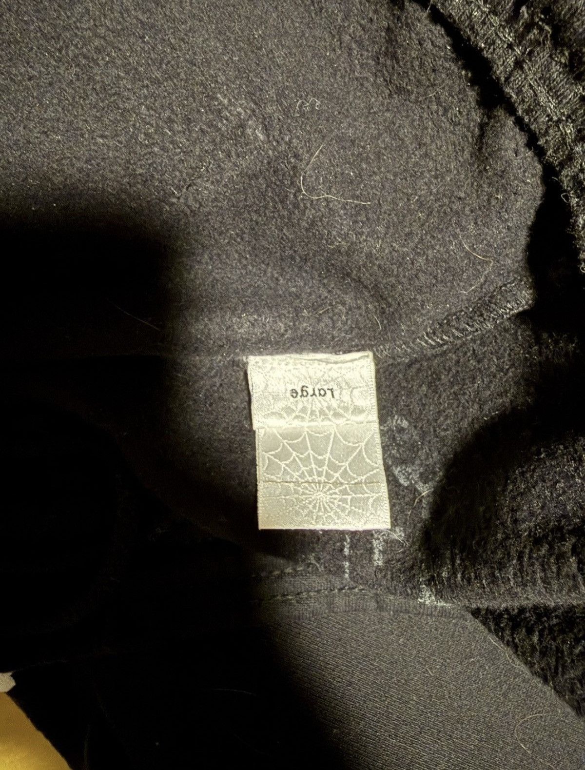 Sp5der Sp5der OG Web Black Sweatpants Size Large Size US 34 / EU 50 - 4 Thumbnail