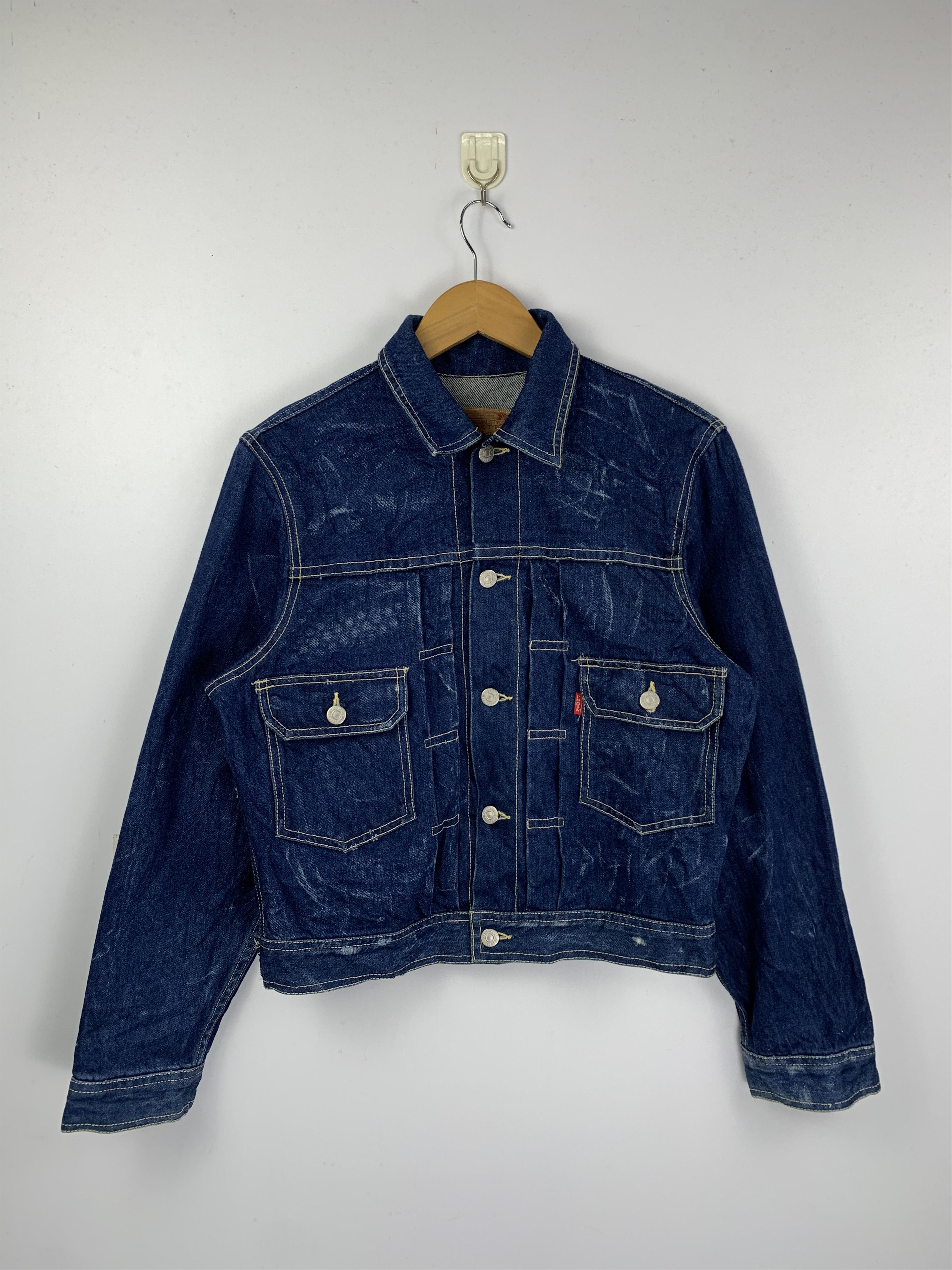 Vintage Vintage American Style Unisex Denim Jacket Size US XS / EU 42 / 0 - 1 Thumbnail