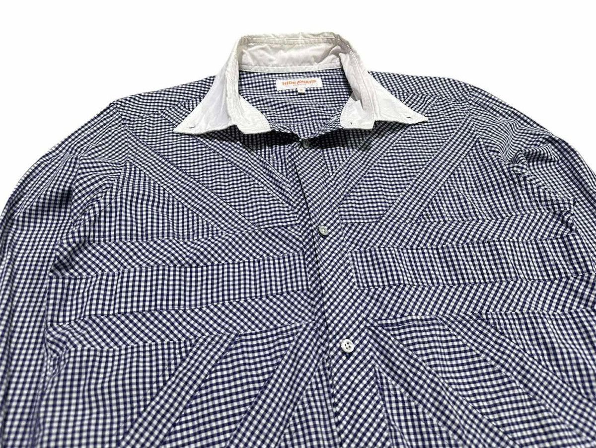Japanese Brand 🔥Y2K Hideaway Nicole Union Jack Stitched Shirt Punk Size US M / EU 48-50 / 2 - 2 Thumbnail