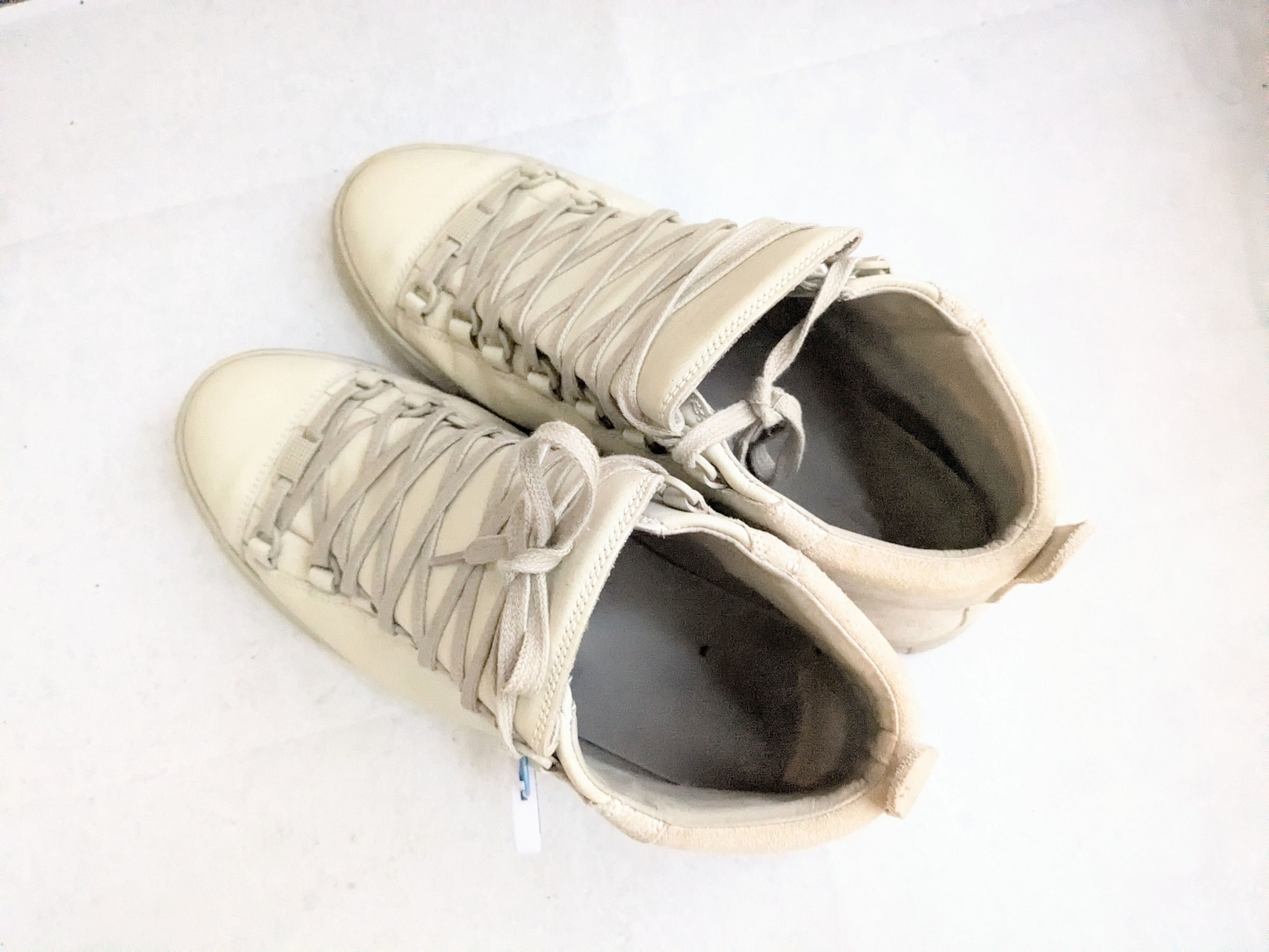 Balenciaga Balenciaga Arena Sneakers Gray 11 High Tops Leather Size US 11 / EU 44 - 10 Thumbnail