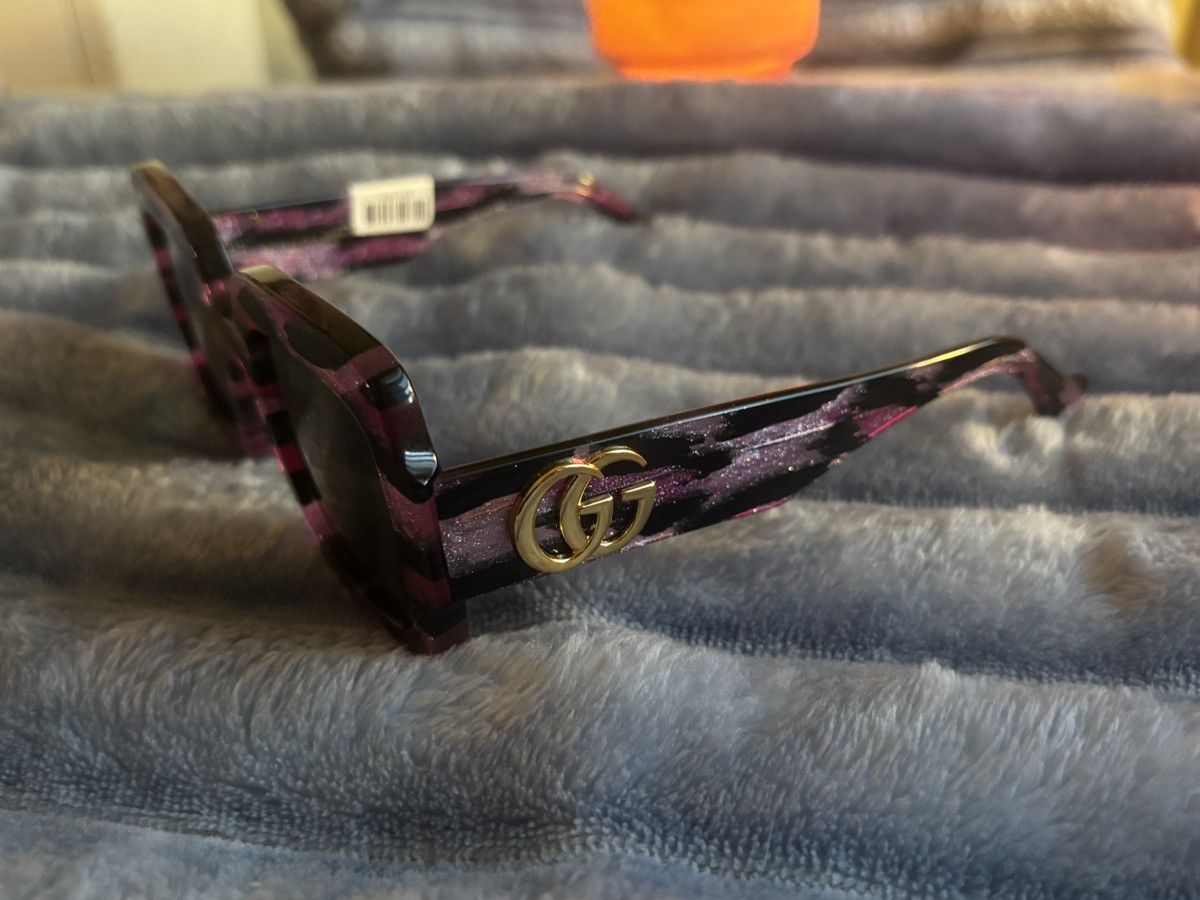 Gucci Gucci Women’s Fuchsia Leopard print Sunglasses Size ONE SIZE - 2 Thumbnail