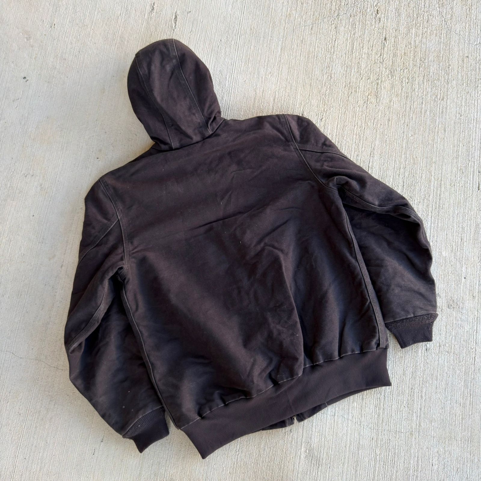 Carhartt × Vintage Carhartt WOMENS WJ130 DKB brown hooded work wear jacket Size US M / EU 48-50 / 2 - 5 Thumbnail