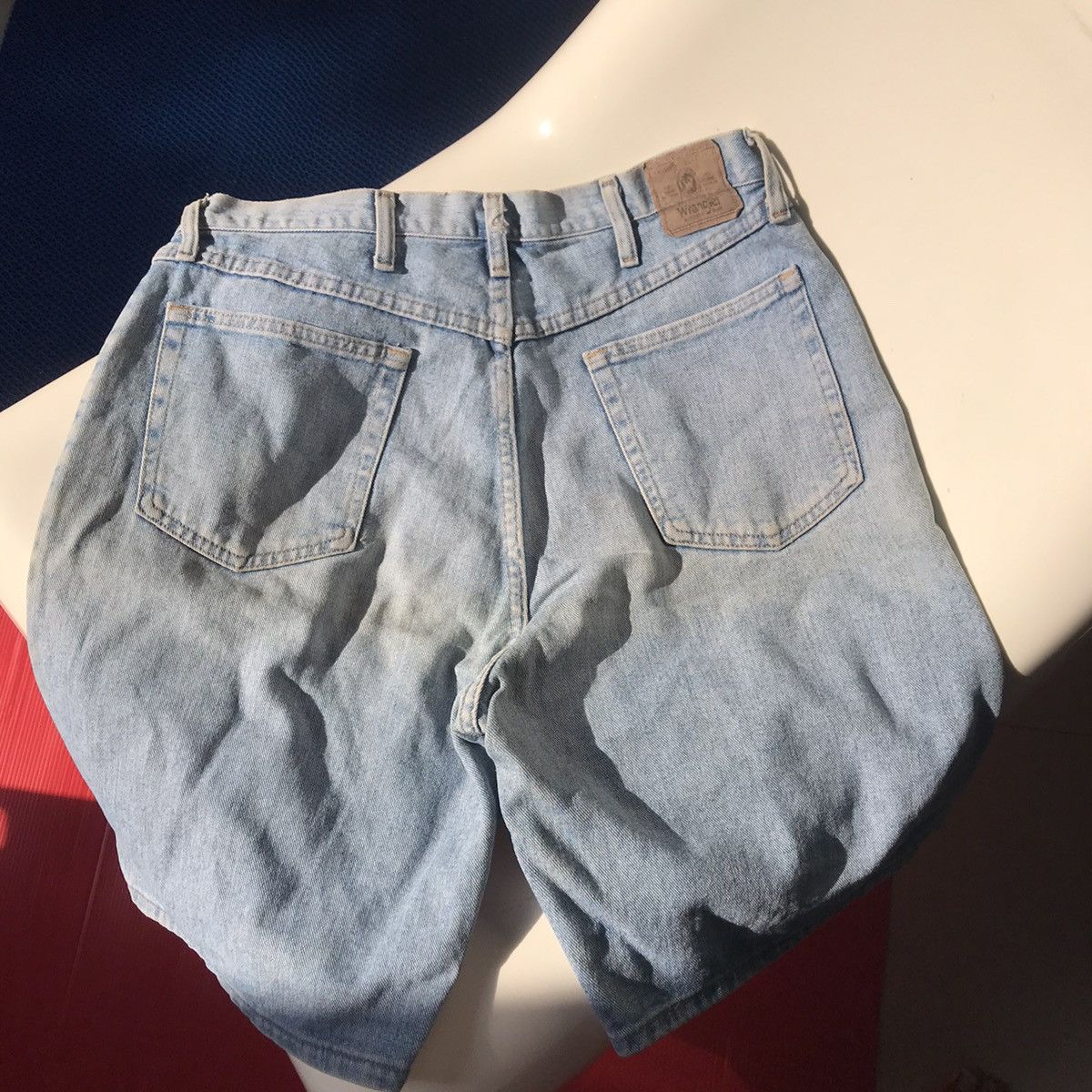 Hysteric Glamour × Vintage × Wrangler Vintage Wrangler Jeans Short Pants Jeans Baggy And loose fit Size US 36 / EU 52 - 13 Thumbnail
